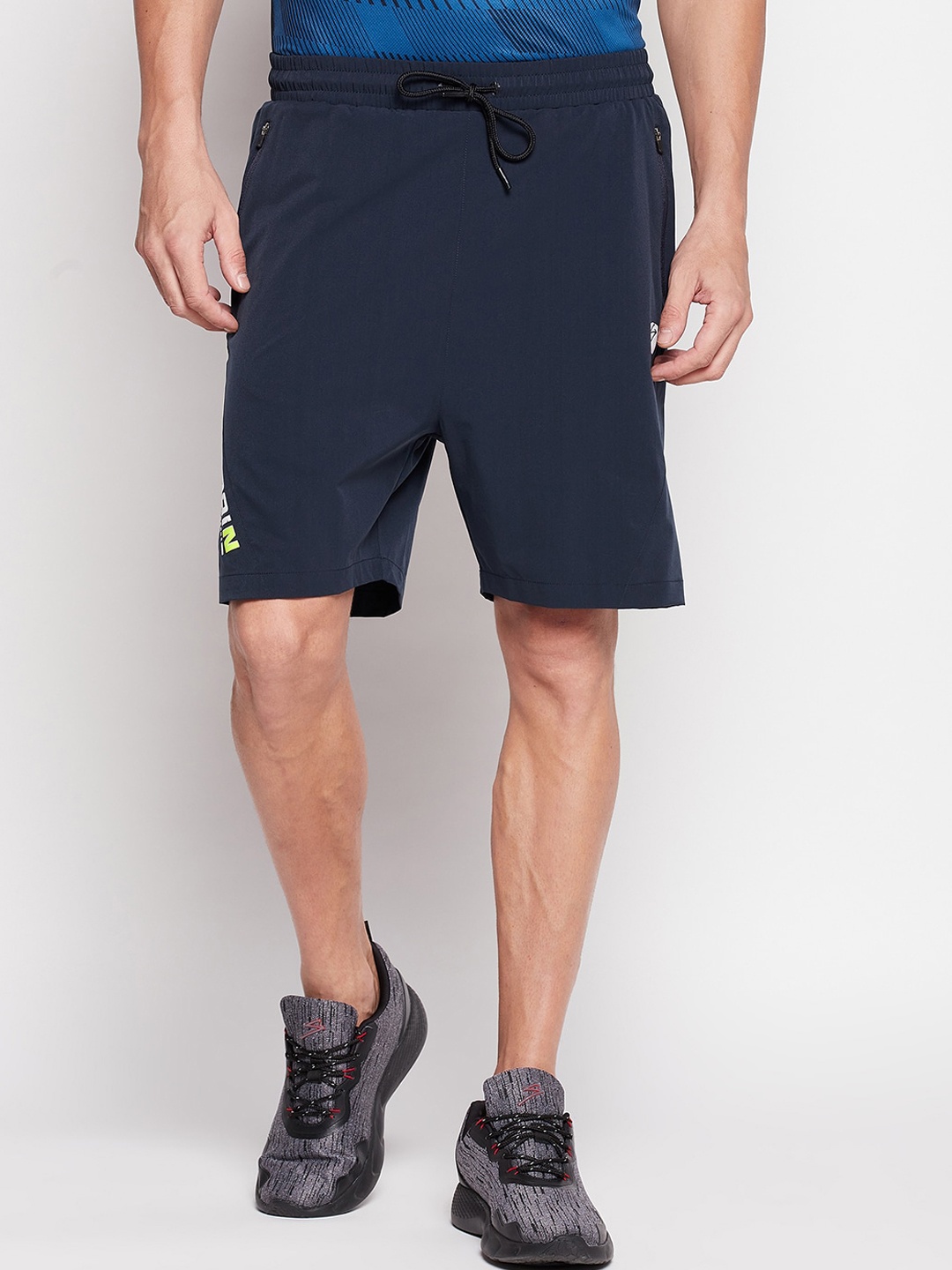 

UNPAR Men Navy Blue Outdoor Sports Shorts