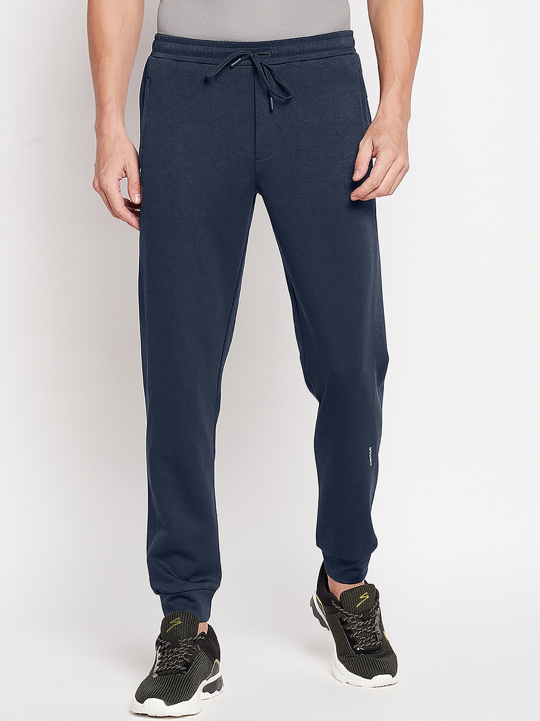 

UNPAR Men Navy Blue Solid Joggers