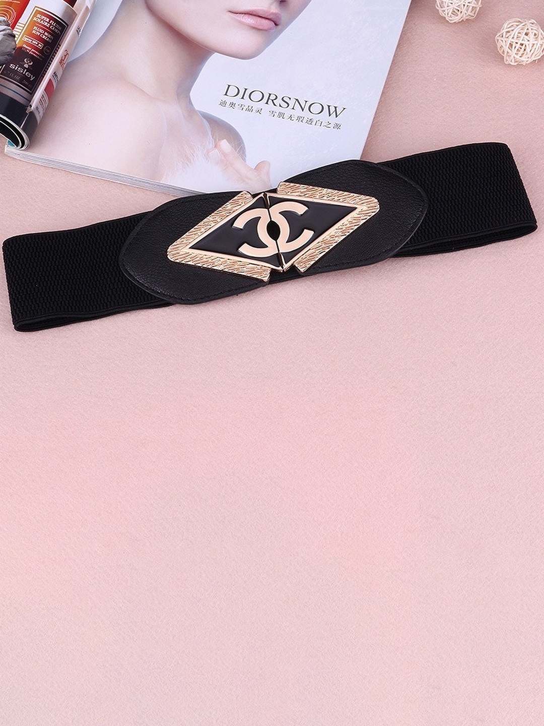 

Diva Dale Women Black Embellished Belt