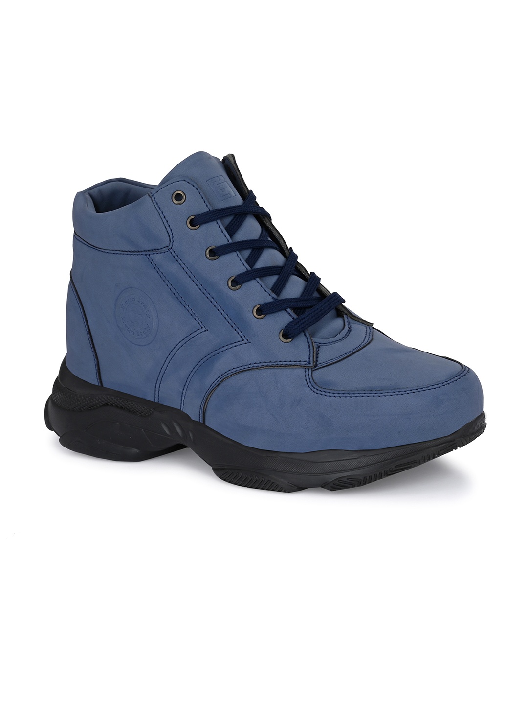 

Eego Italy Men Blue Solid Regular Lace-Ups Boots