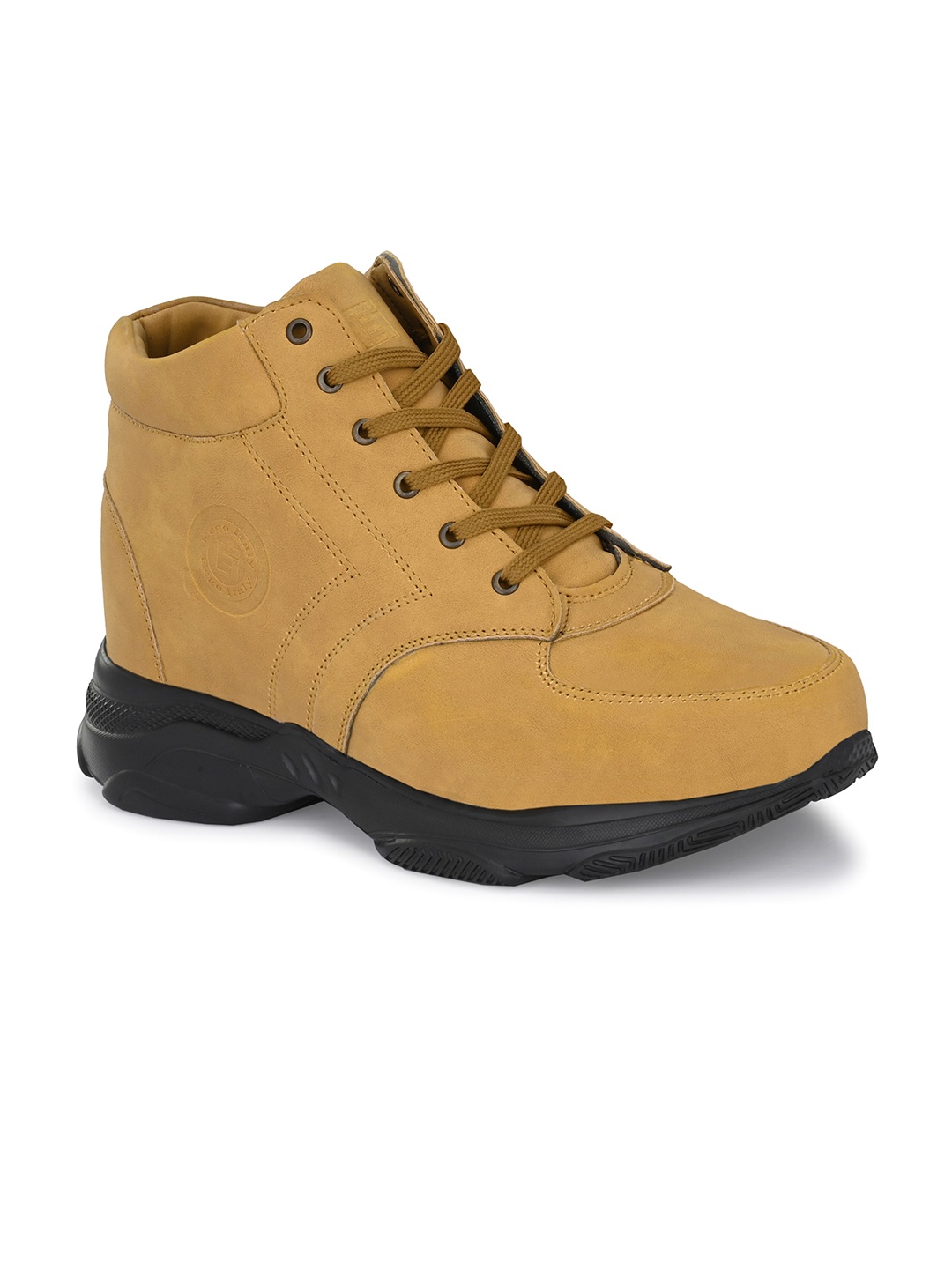 

Eego Italy Men Tan Colored Solid Regular Lace-Ups Boots