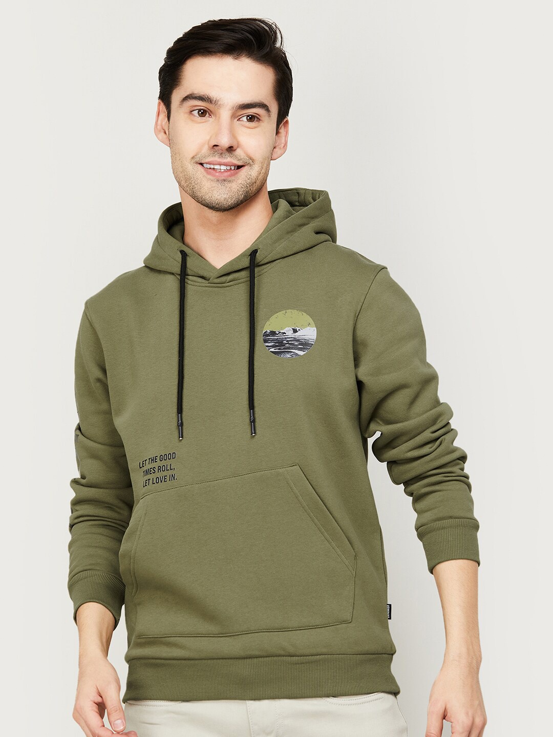 

Fame Forever by Lifestyle Pullover Cotton Sweatshirt, Olive