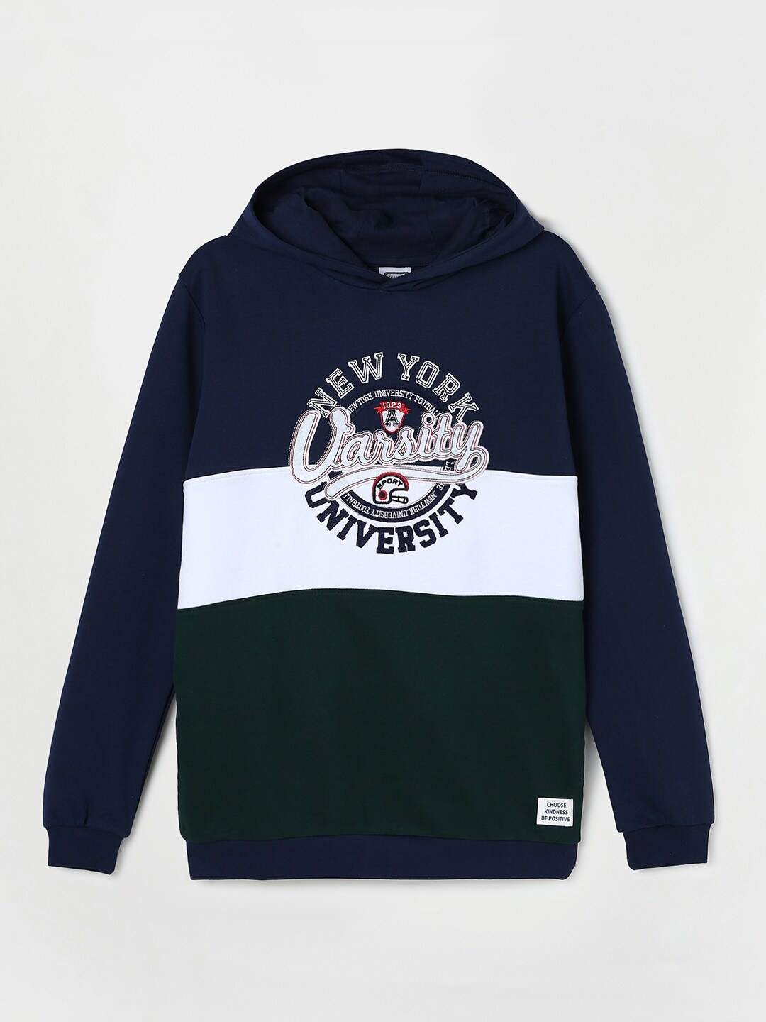 

Fame Forever by Lifestyle Boys Green Colourblocked Sweatshirt