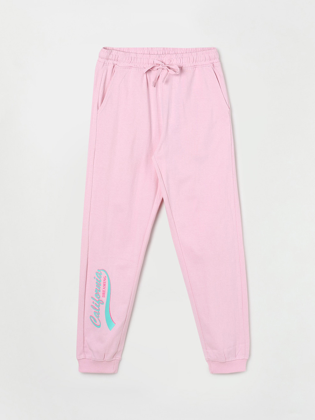 

Fame Forever by Lifestyle Girls Pink Solid Cotton Jogger