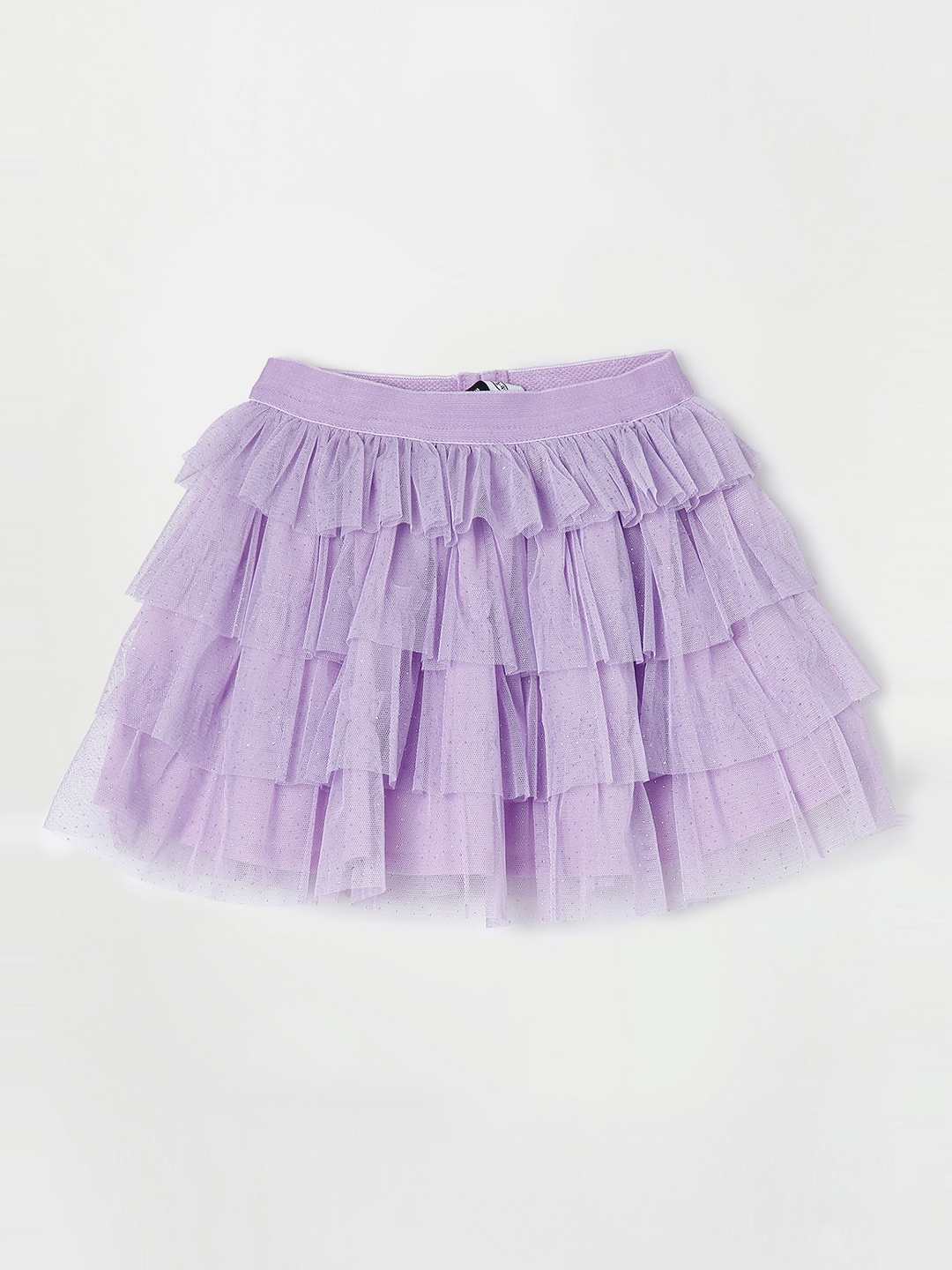 

Fame Forever by Lifestyle Girls Lavender Coloured Solid Midi Flared Skirts