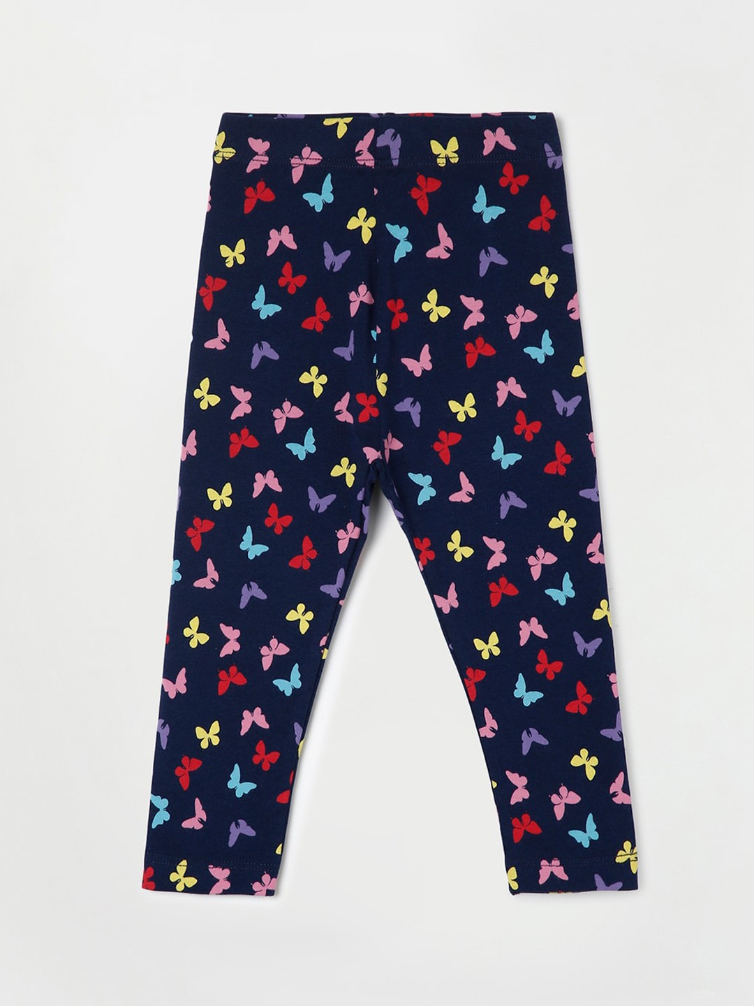 

Juniors by Lifestyle Girls Navy Blue Printed Leggings
