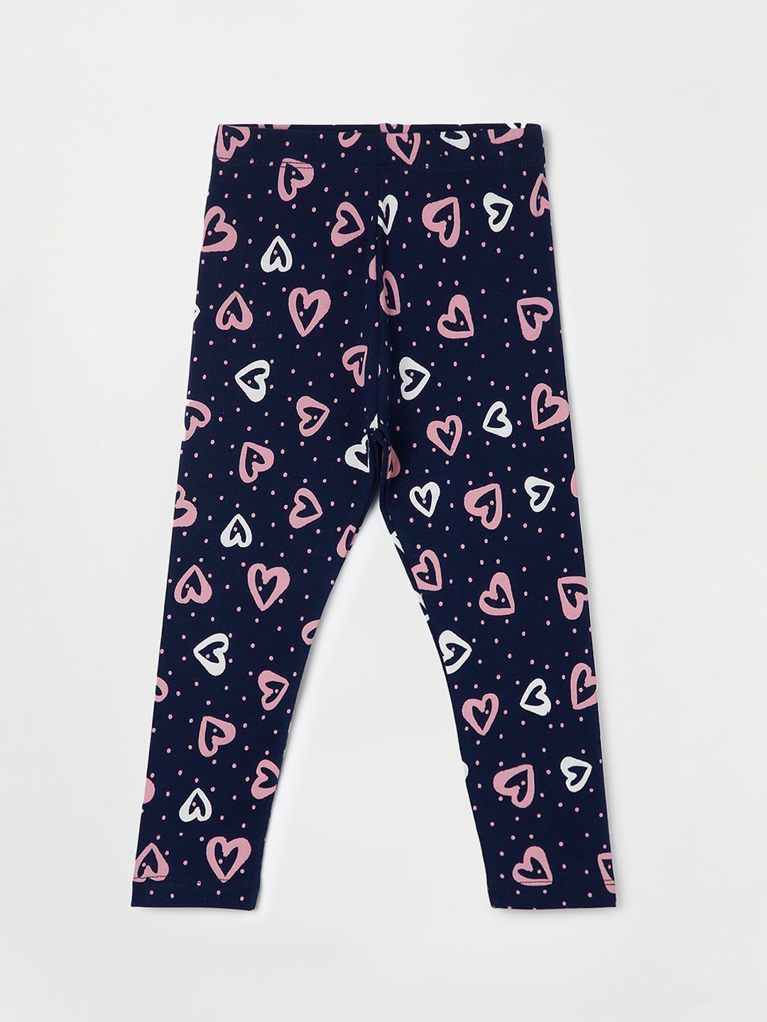 

Fame Forever by Lifestyle Girls Navy Blue Printed Ankle Length Legging