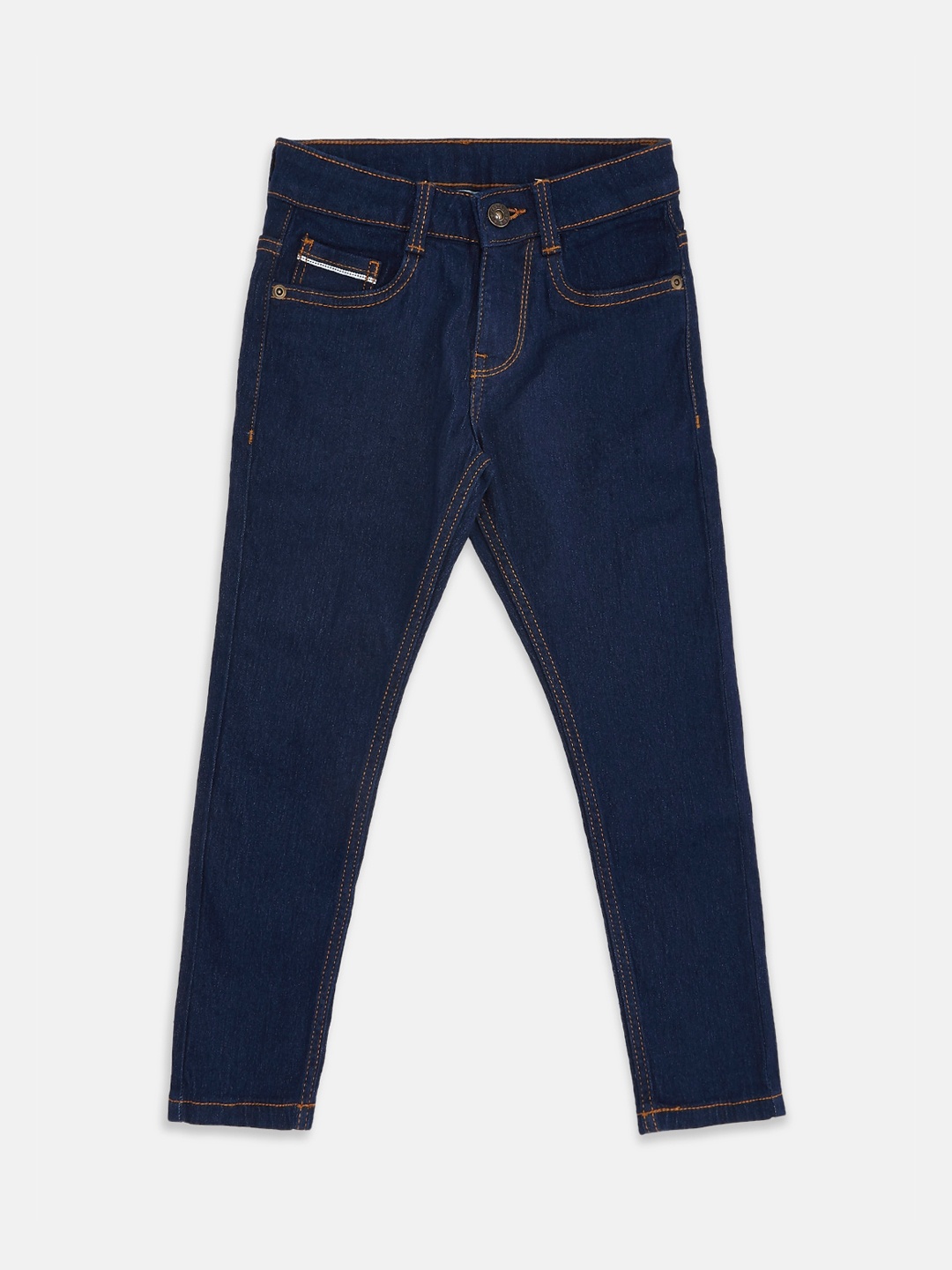 

Pantaloons Junior Boys Blue Tapered Fit Jeans