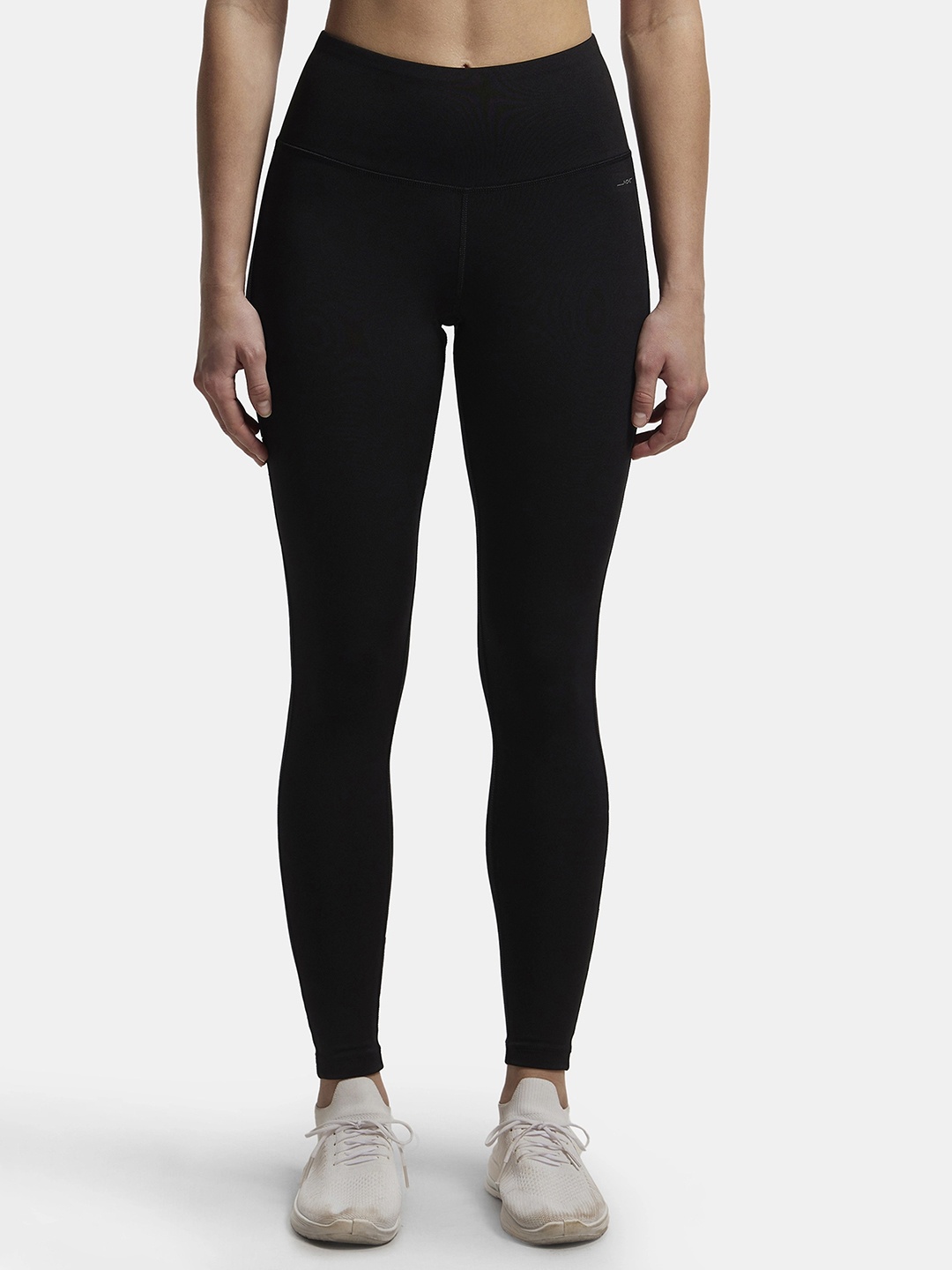 

Jockey Microfiber Performance 7/8th Leggings with Broad Waistband & Back Pocket -MW68, Black