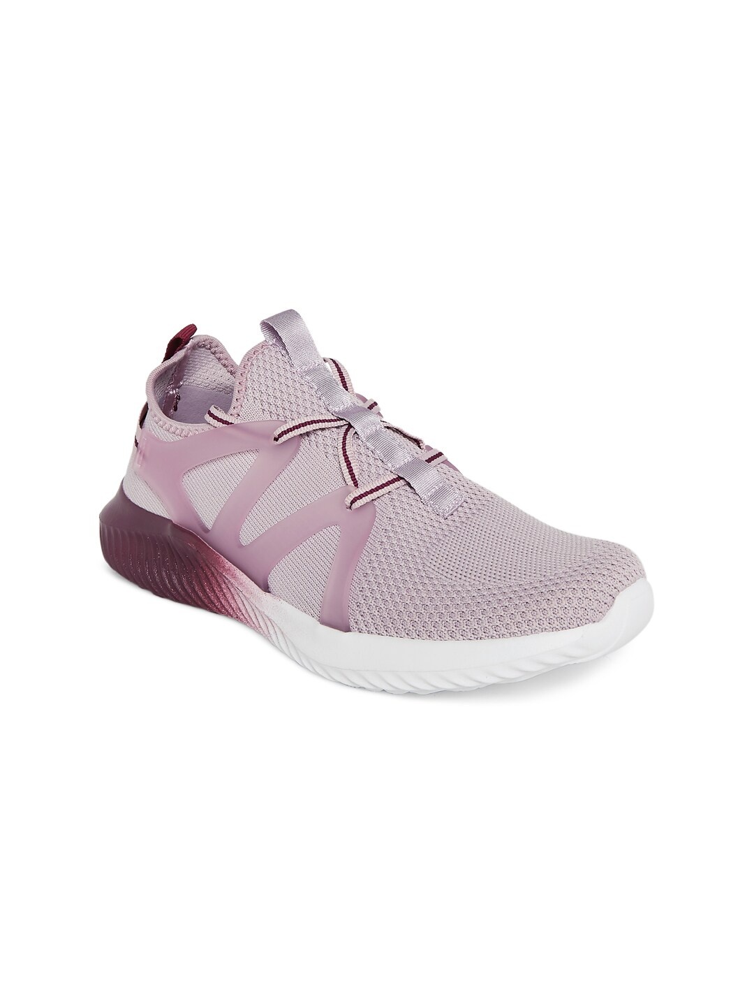 

Forever Glam by Pantaloons Women Purple Flyknit Running Non-Marking Shoes