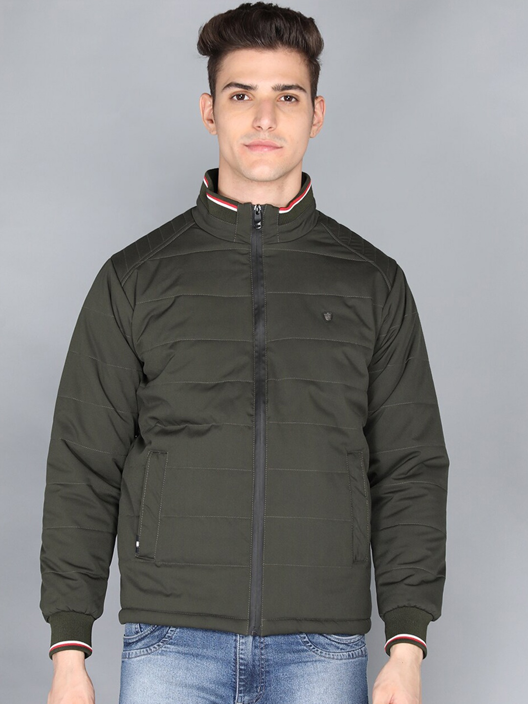 

PROTEX Men Olive Green Outdoor Sporty Jacket