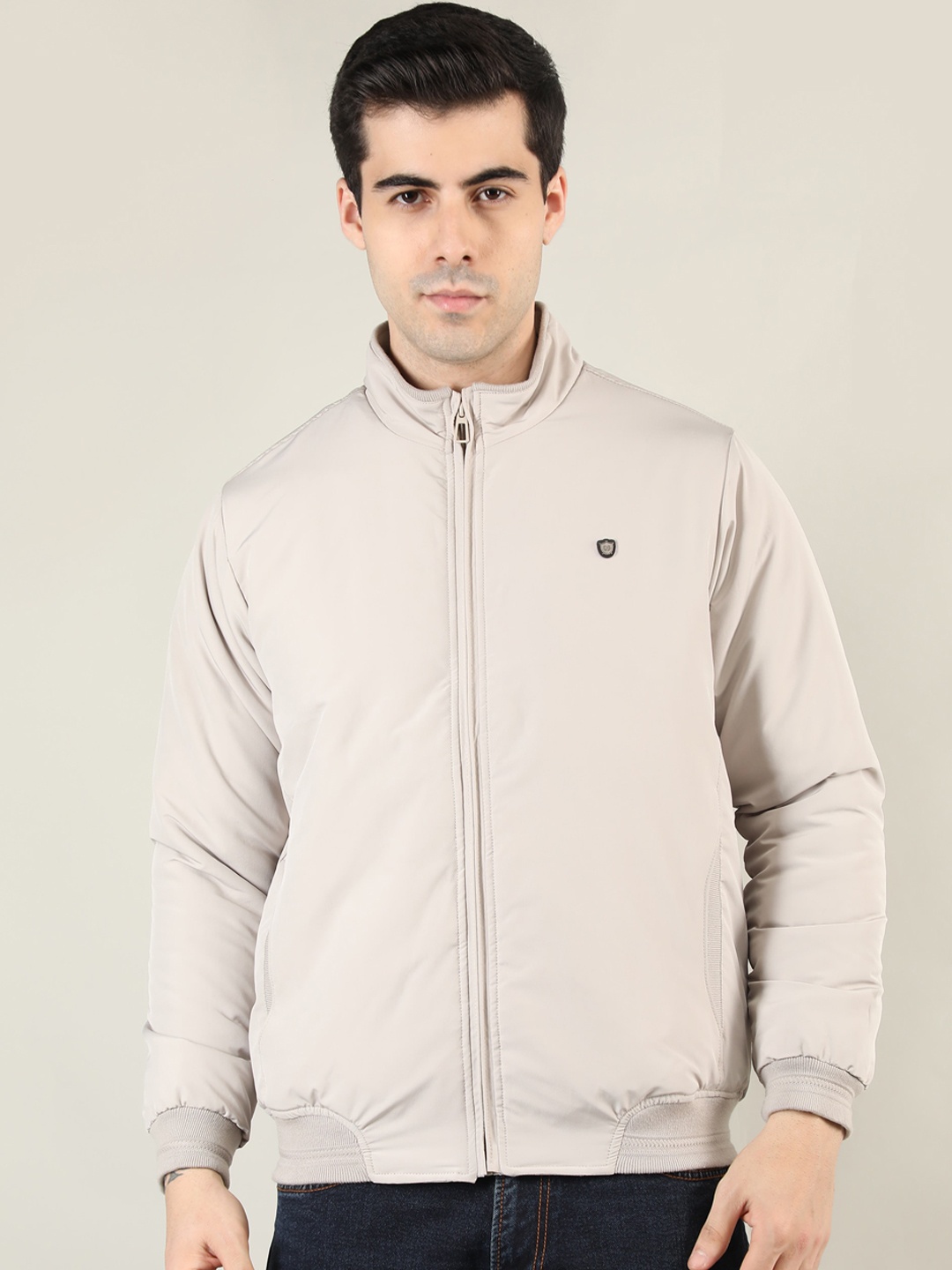 

PROTEX Men Beige Outdoor Bomber Jacket