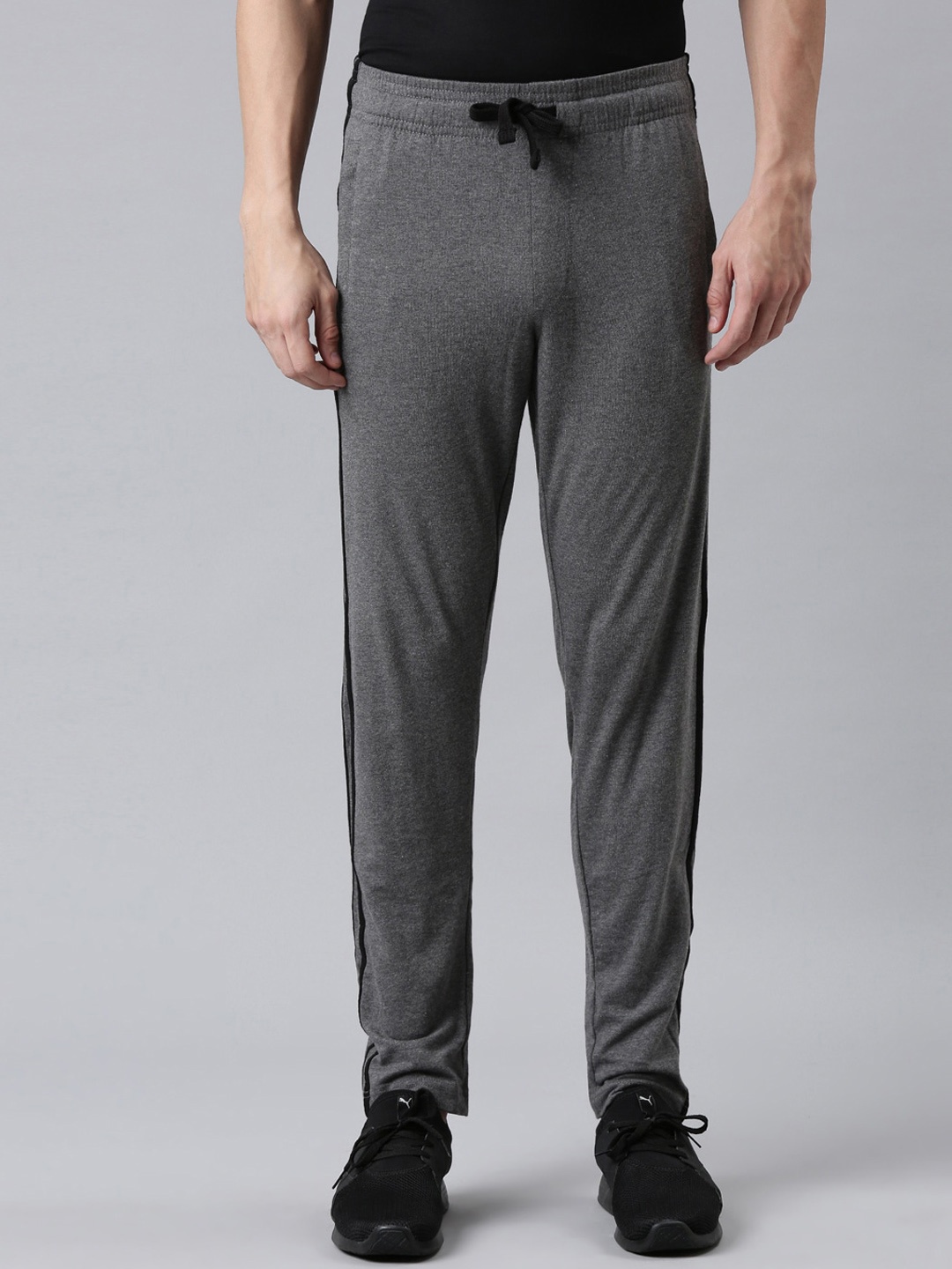 

FASO Men Charcoal Grey Organic Cotton Track Pants