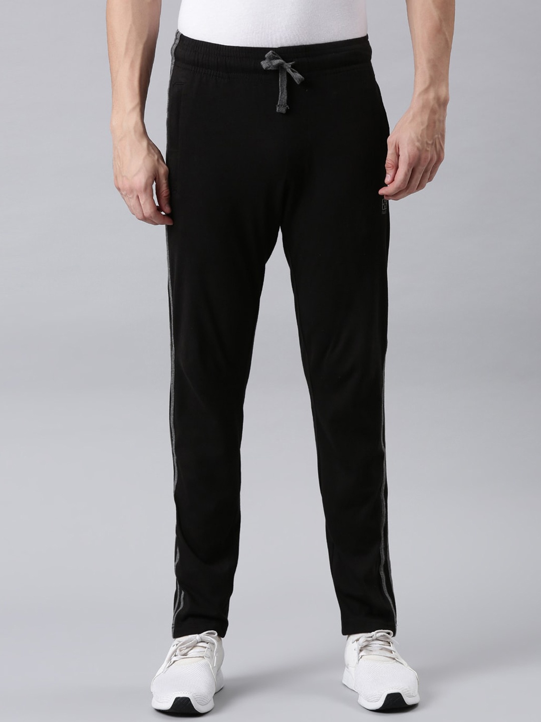 

FASO Men Black Organic Cotton Track Pants