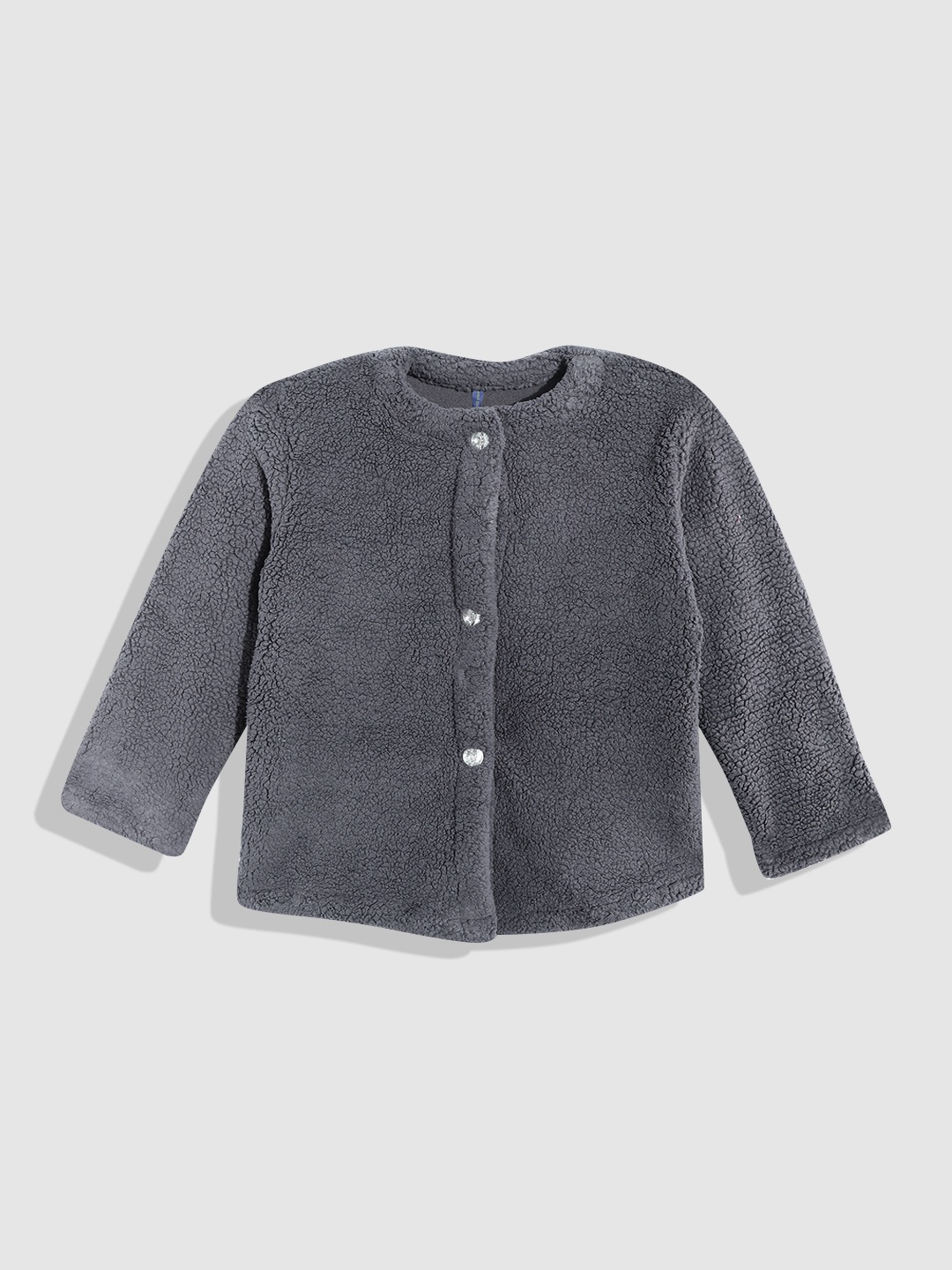 

YK Girls Charcoal Outdoor Faux Fur Tailored Jacket