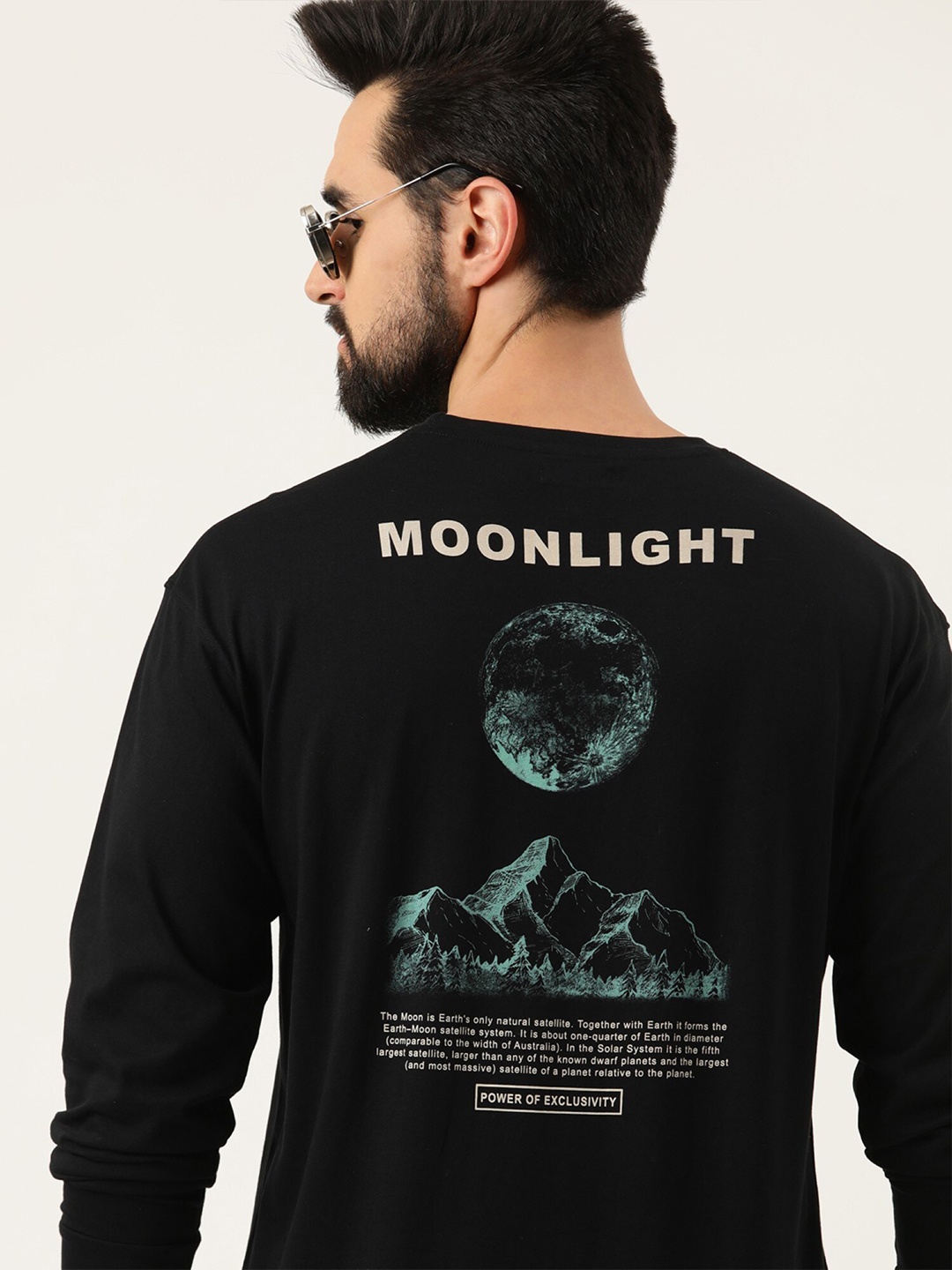 

Maniac Men Black Typography Printed Boxy T-shirt