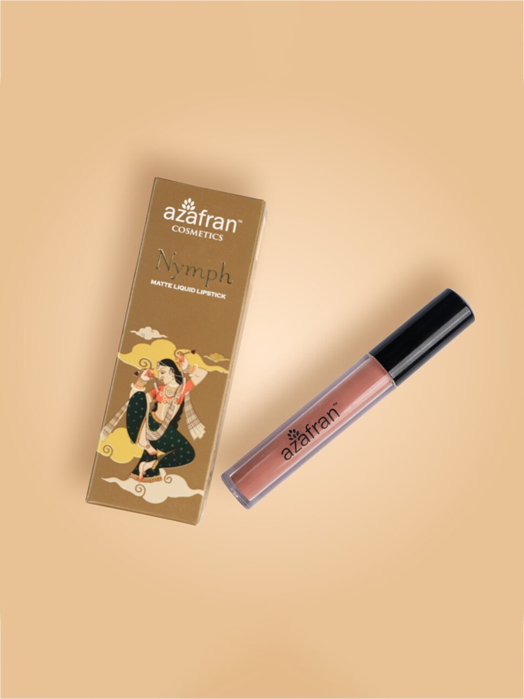 

Azafran Nymph Matte Liquid Lipstick 3gm, Brown