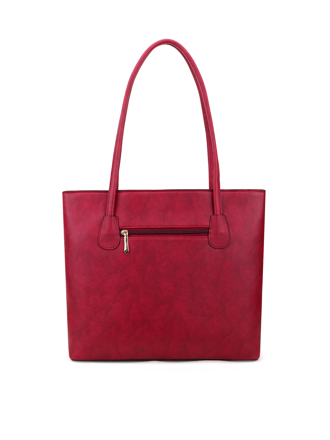

SHINING STAR Women Maroon PU Oversized Structured Shoulder Bag