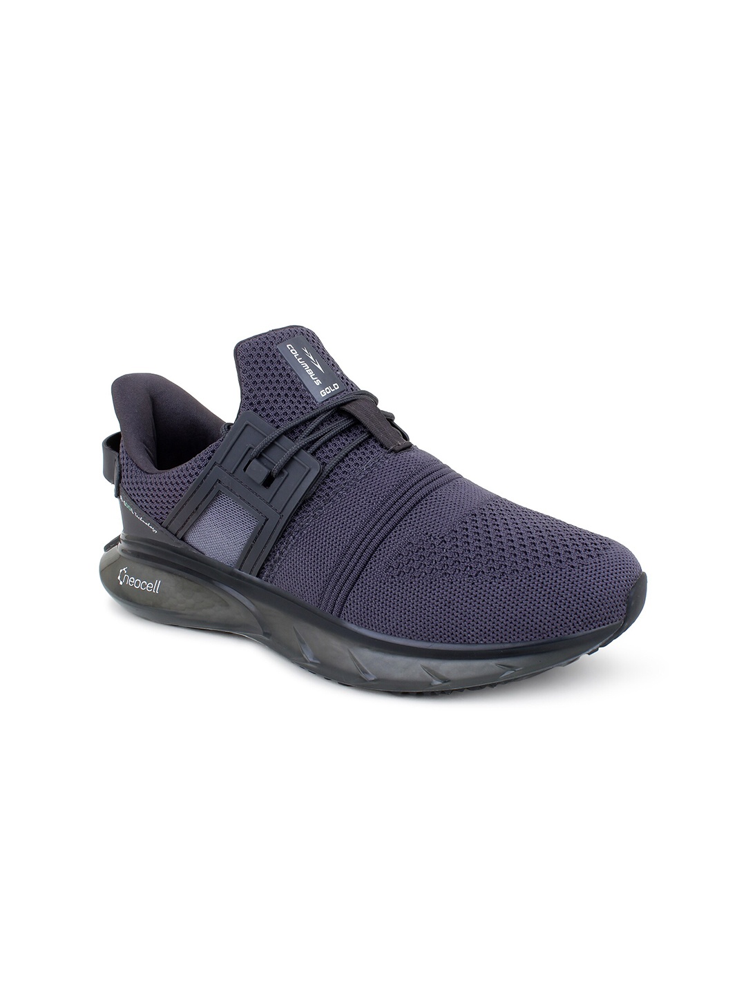 

Columbus Men Grey Mesh Running Shoes