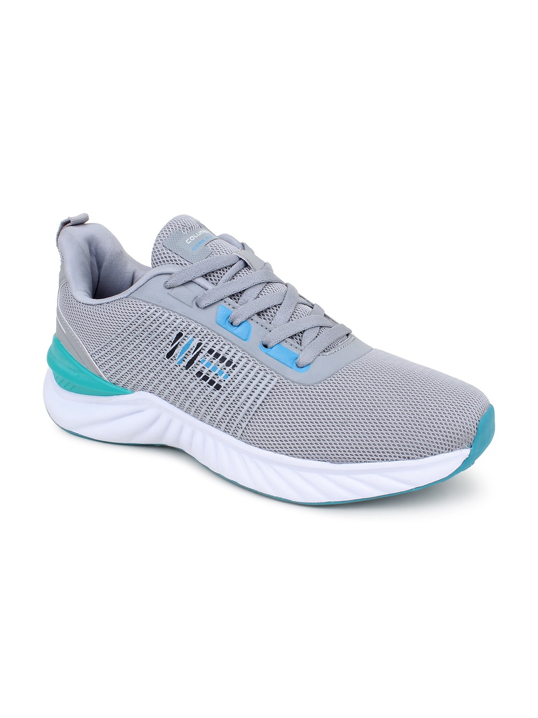 

Columbus Men Grey Mesh Running Shoes