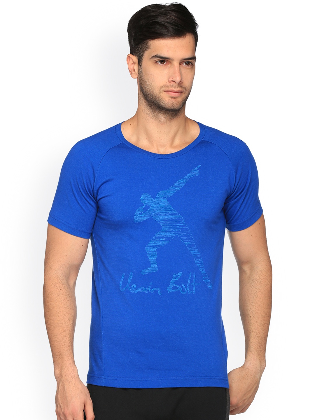 

Puma Men Blue UB Legend Printed Round Neck Slim Fit T-shirt