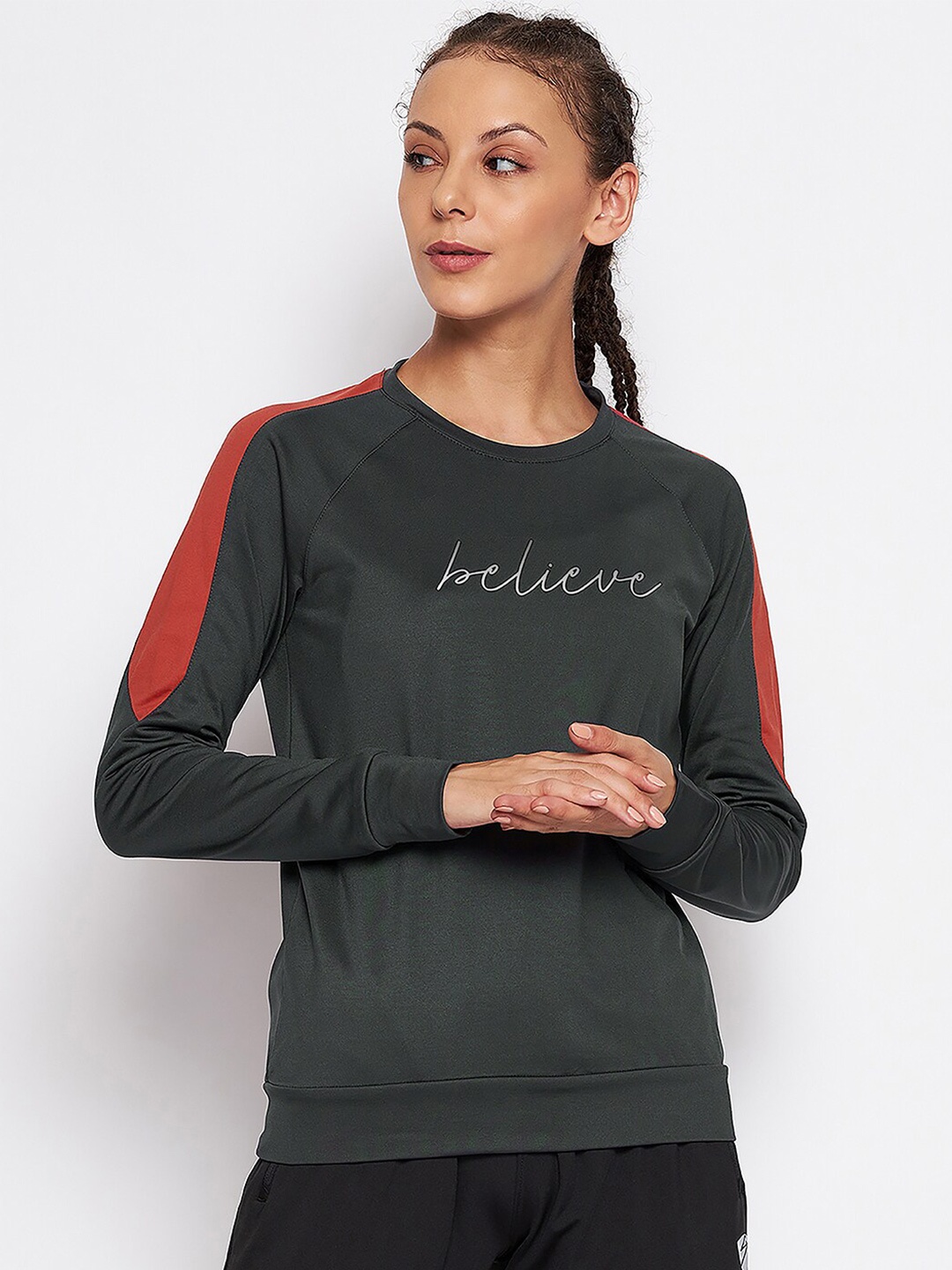 

UNPAR Women Grey Sweatshirt