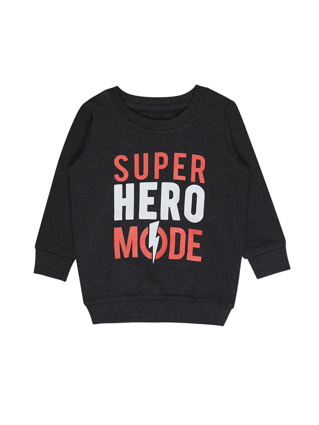 

Bodycare Kids Boys Antiviral & Antibacterial Grey Printed Sweatshirt