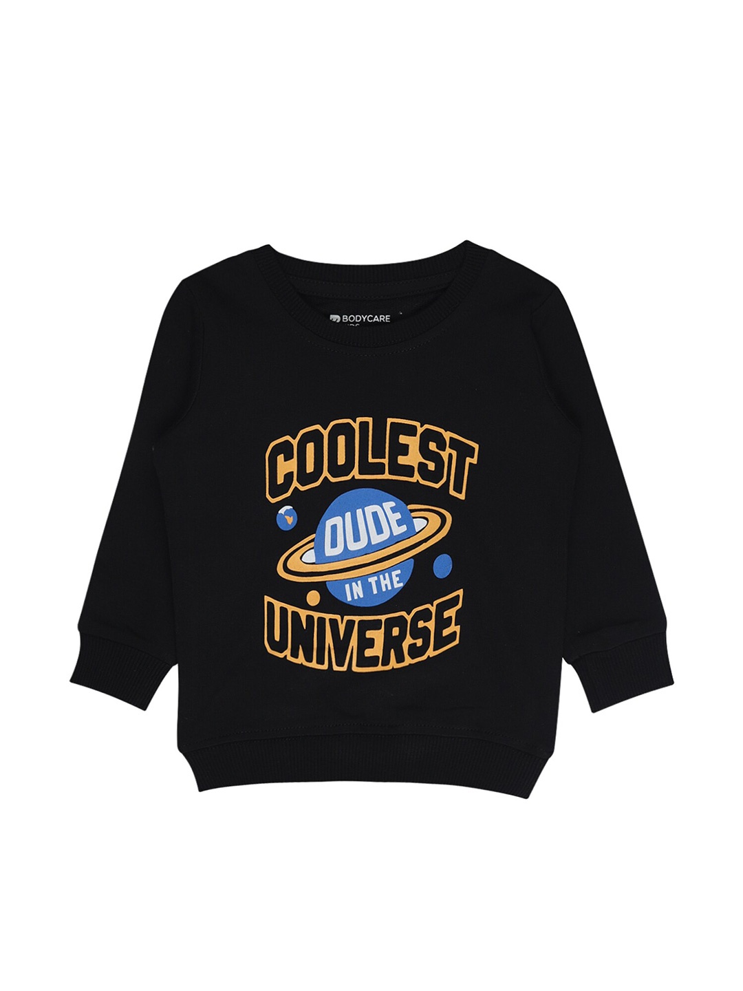 

Bodycare Kids Boys Black Printed Sweatshirt
