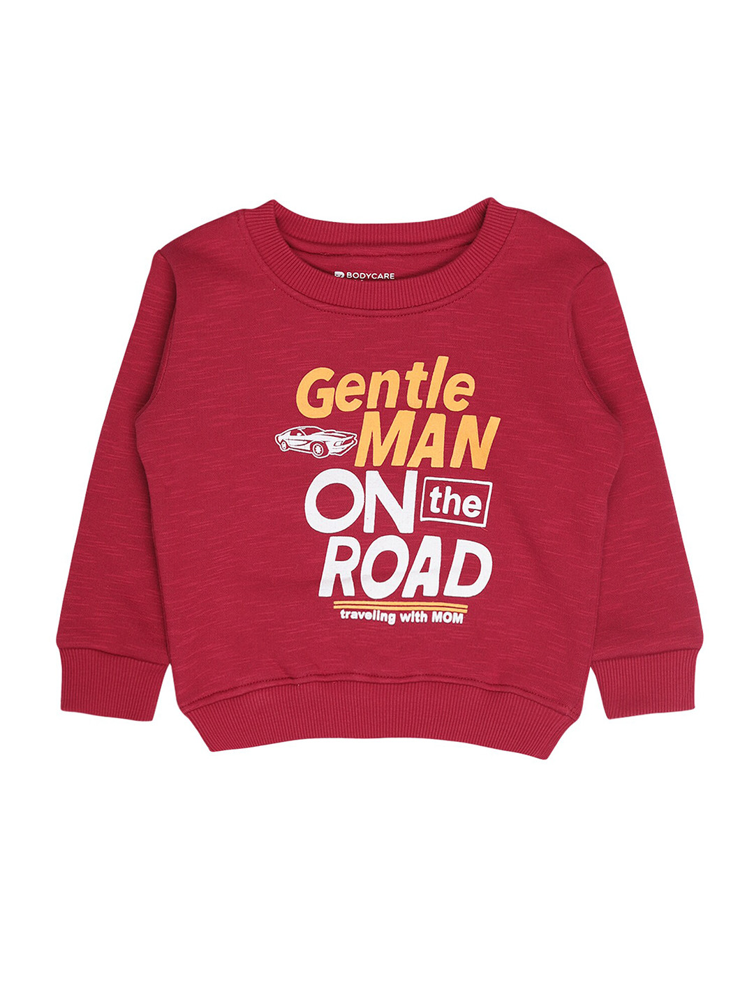 

Bodycare Kids Boys Maroon Printed Sweatshirt