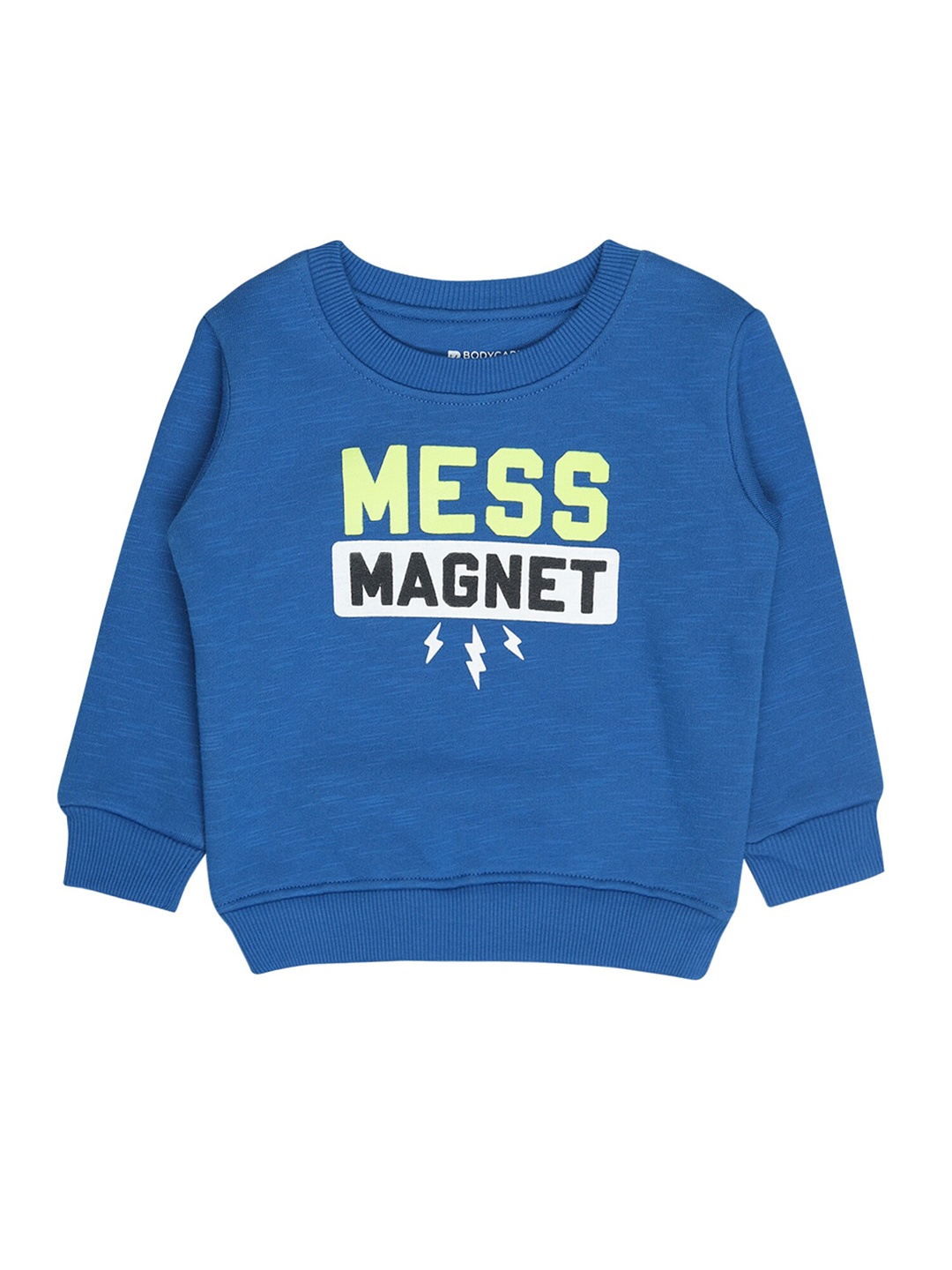 

Bodycare Kids Boys Blue Printed Cotton Sweatshirt