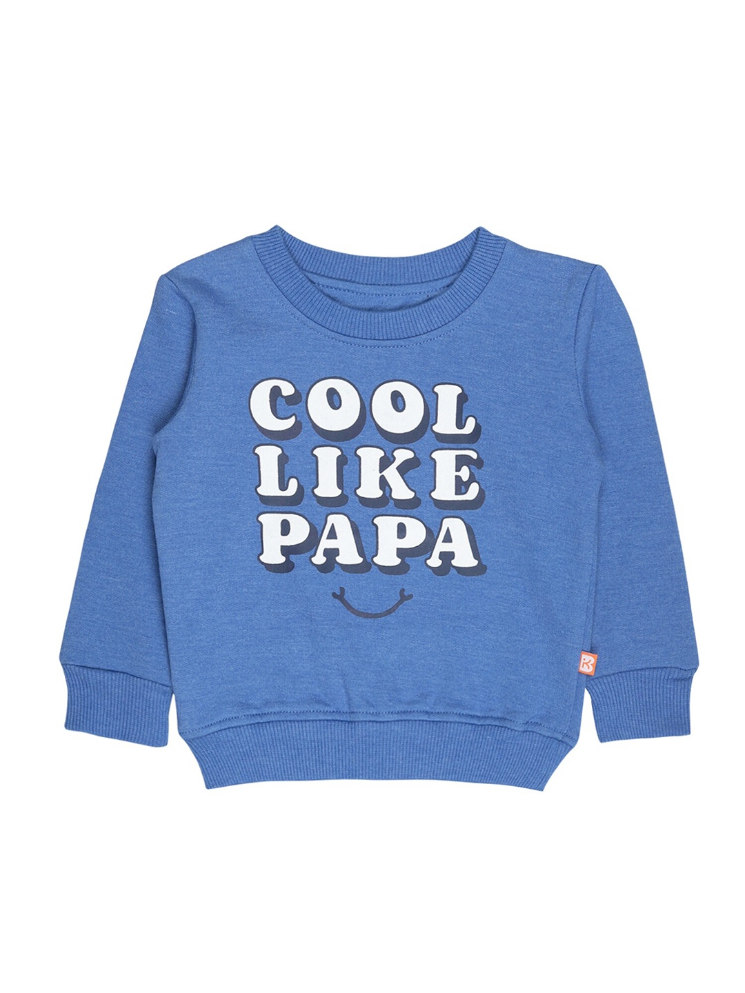 

Bodycare Kids Boys Blue Printed Cotton Sweatshirt