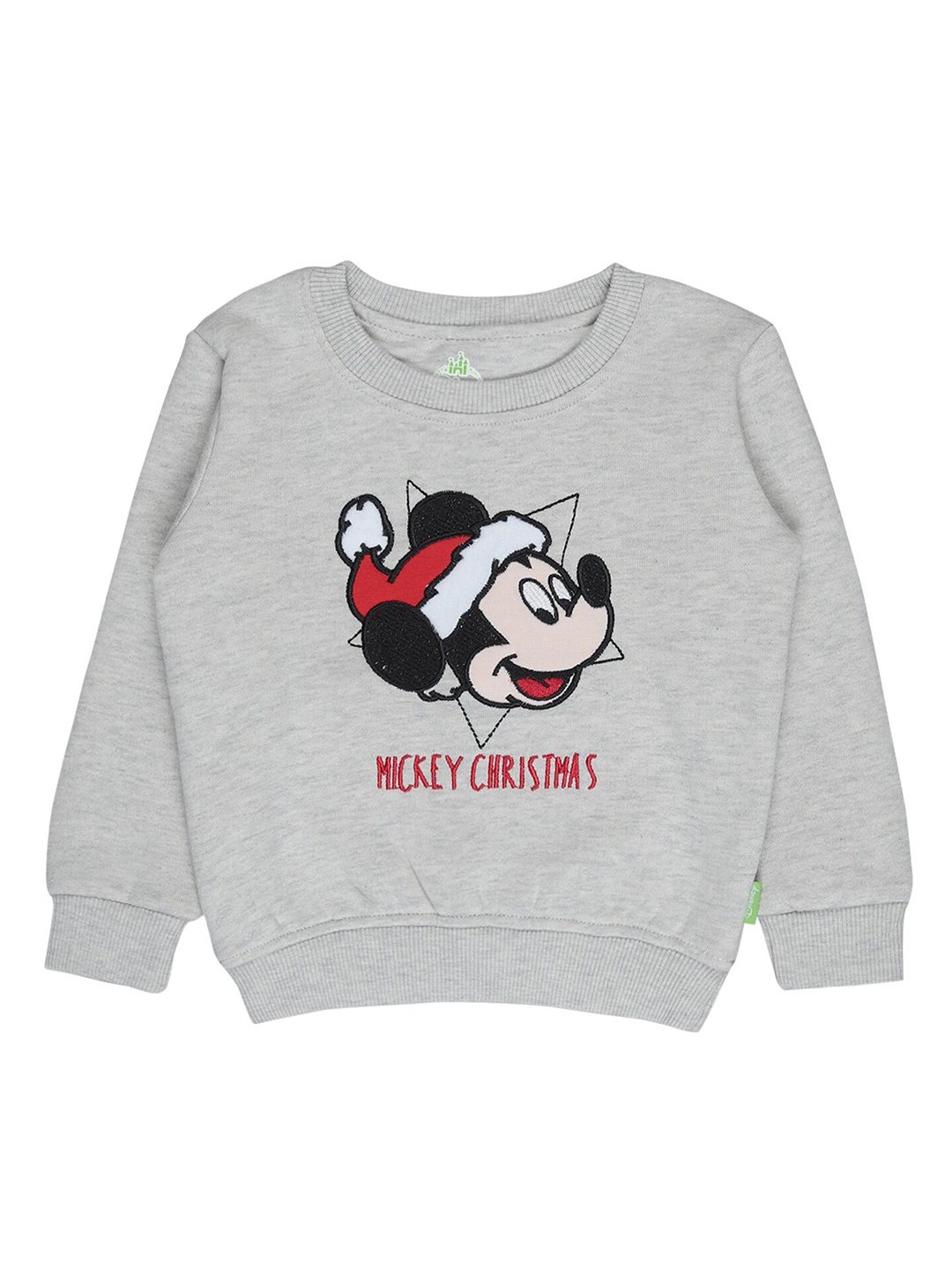 

Bodycare Kids Boys Grey Printed Cotton Sweatshirt