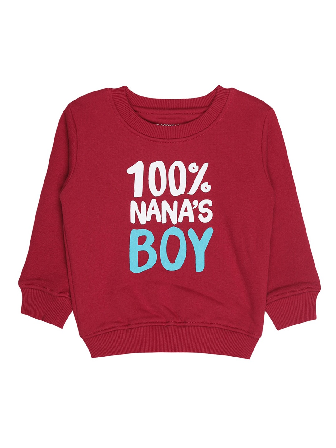 

Bodycare Kids Boys Maroon Printed Sweatshirt