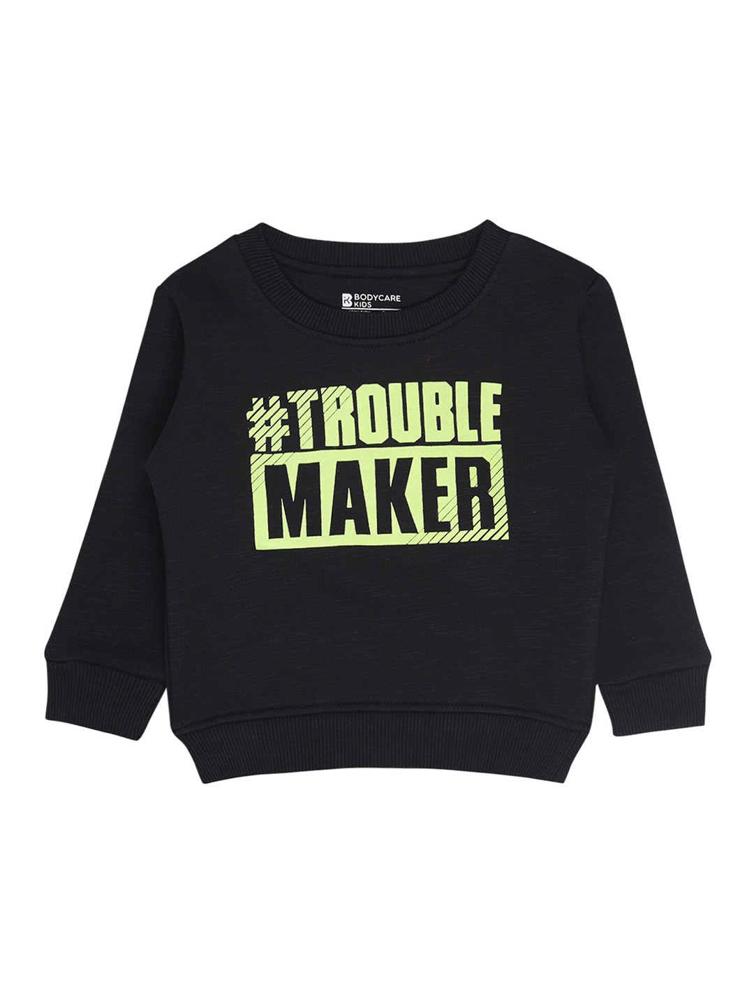 

Bodycare Kids Boys Black Printed Sweatshirt