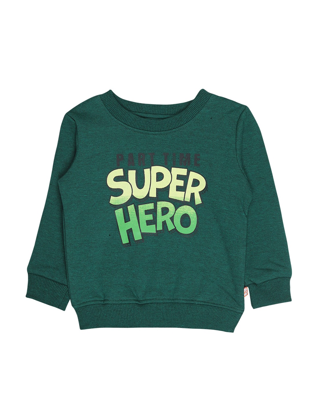 

Bodycare Kids Boys Green Printed Sweatshirt