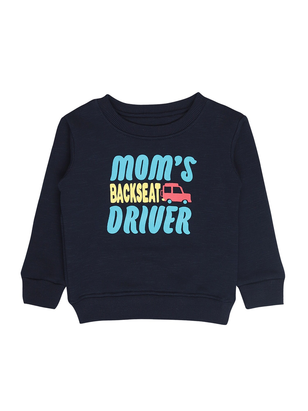 

Bodycare Kids Boys Navy Blue Printed Sweatshirt