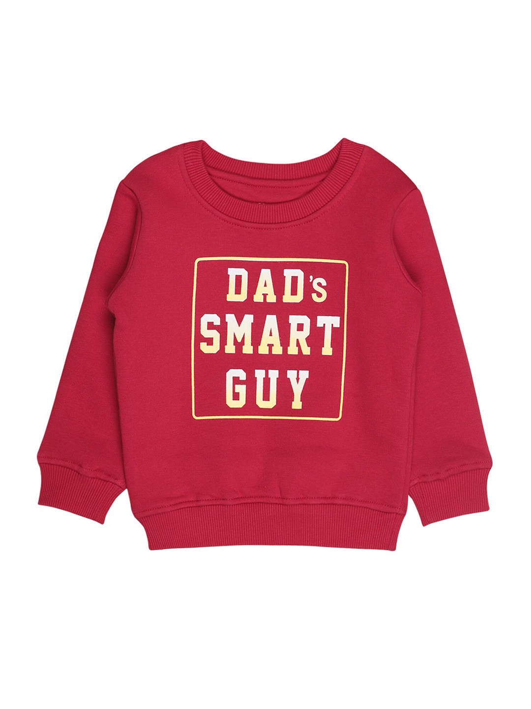 

Bodycare Kids Boys Red Printed Cotton Sweatshirt