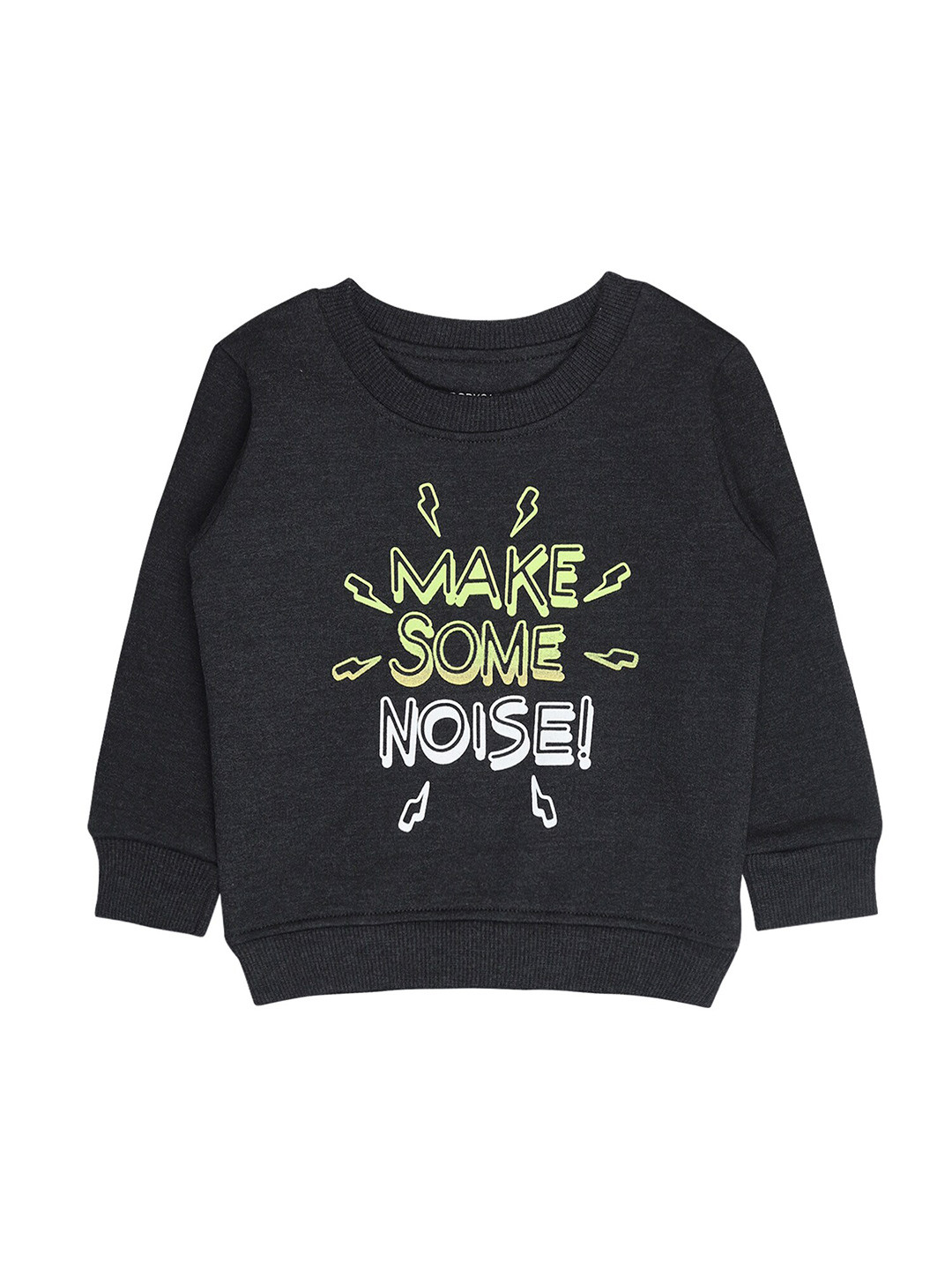 

Bodycare Kids Boys Black Printed Sweatshirt