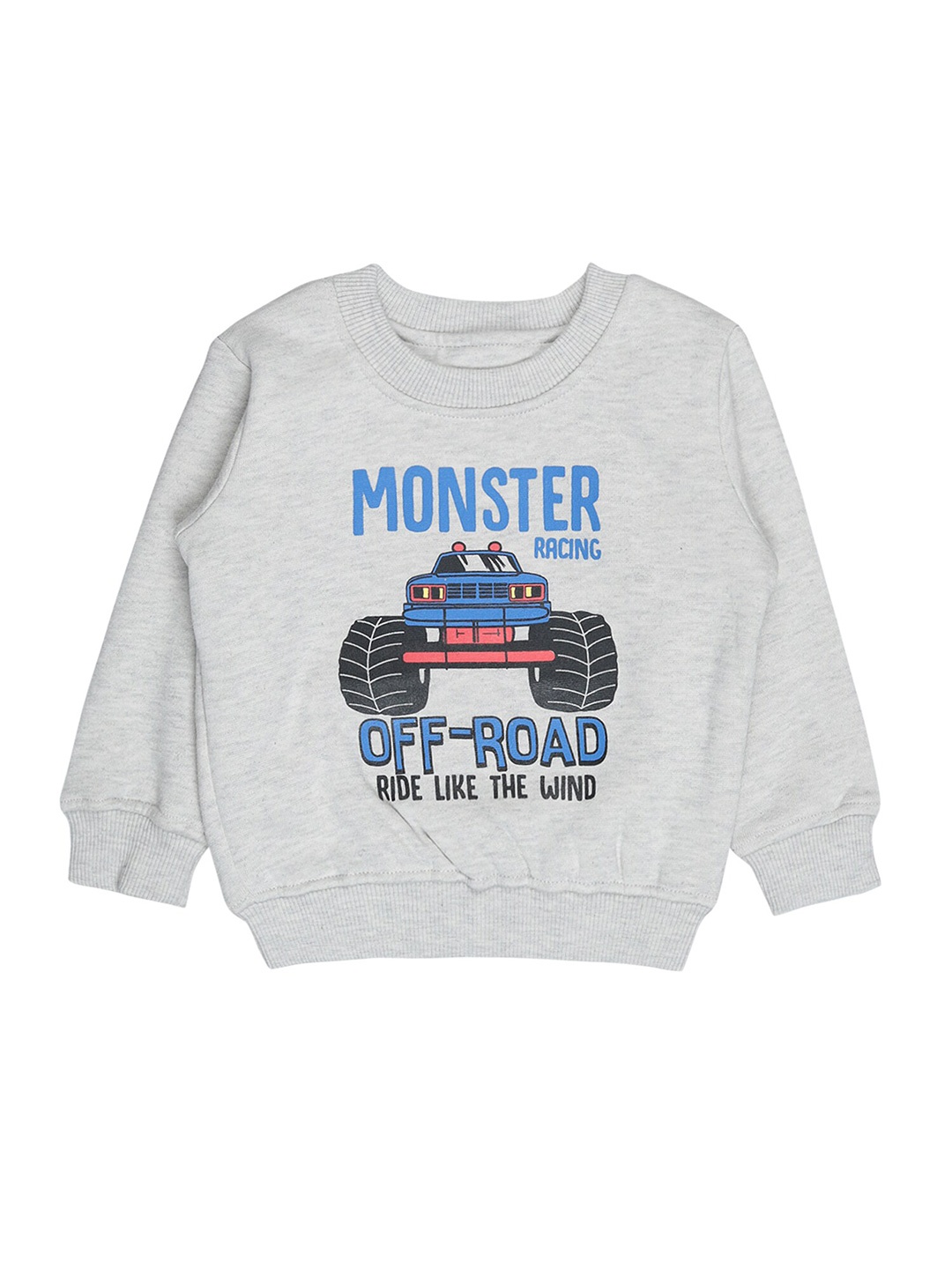 

Bodycare Kids Boys Grey Printed Sweatshirt