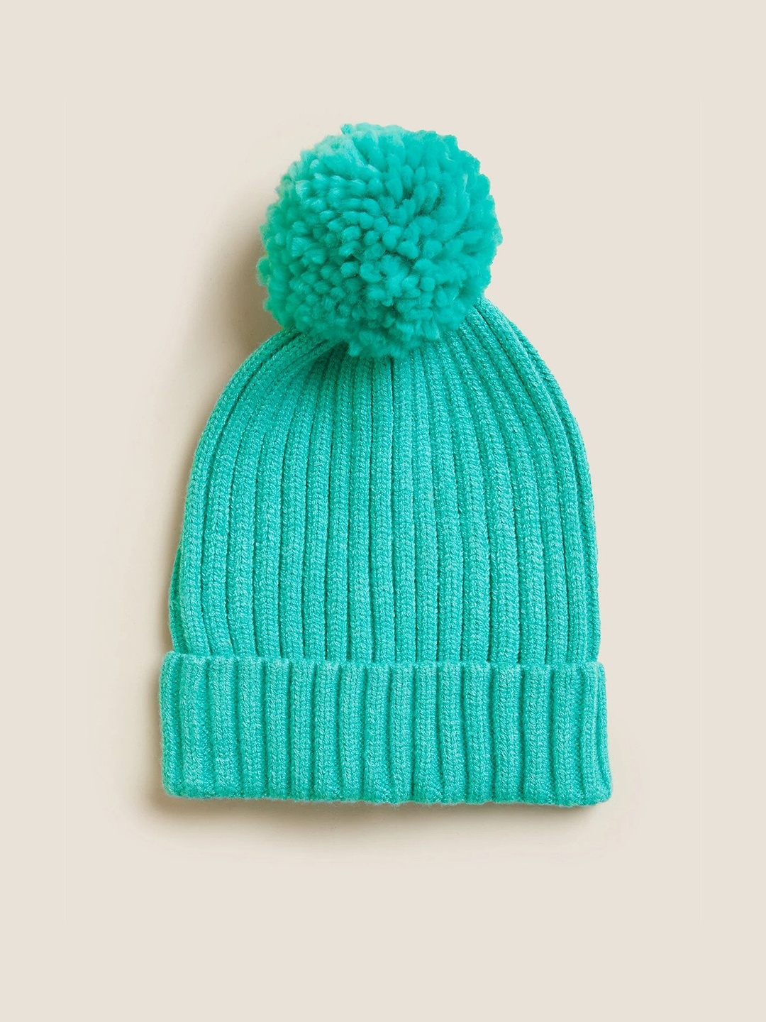 

Marks & Spencer Kids Blue Solid Beanie