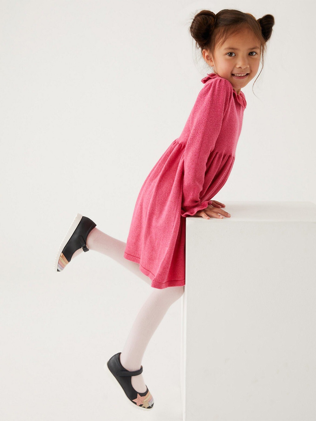 

Marks & Spencer Girls Pink A-Line Dress