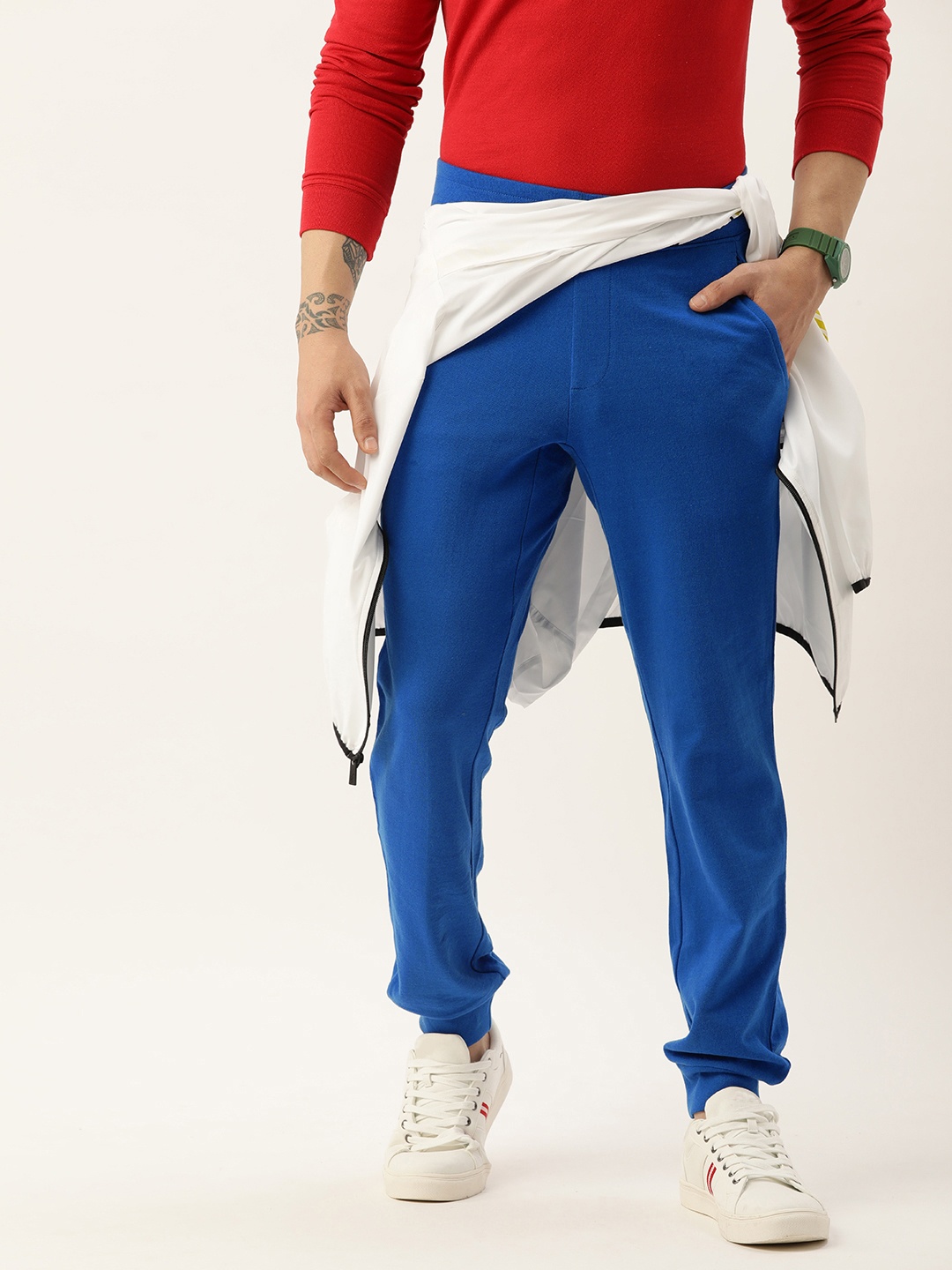 

Kook N Keech Men Blue Solid Joggers