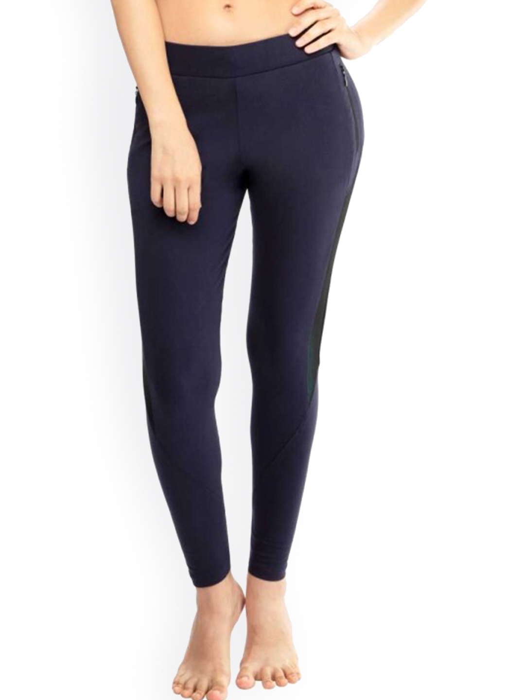 

La Aimee Women Navy Blue Buddy Hug Skinny Fit Tights