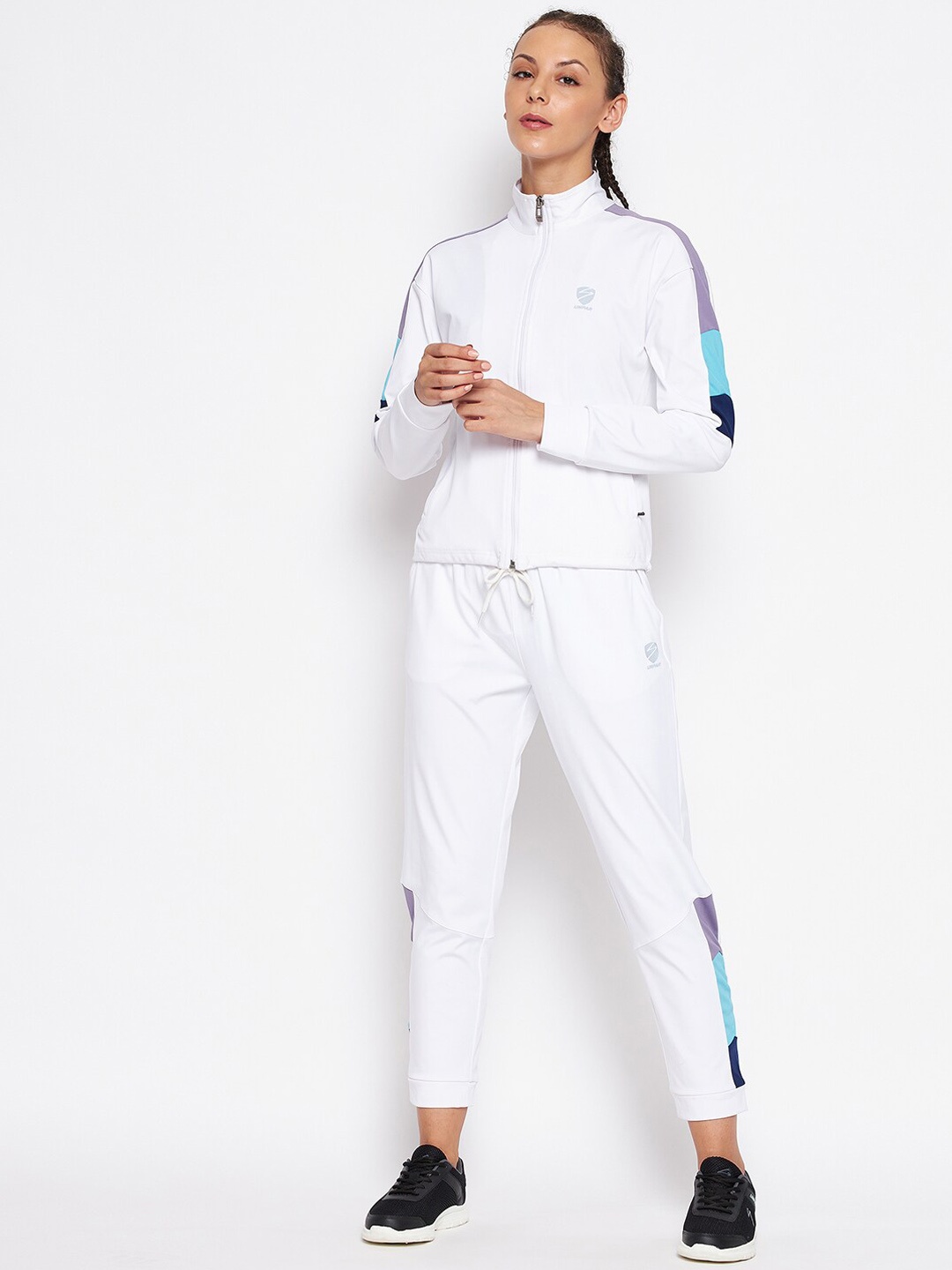 

UNPAR Women White Solid Tracksuits