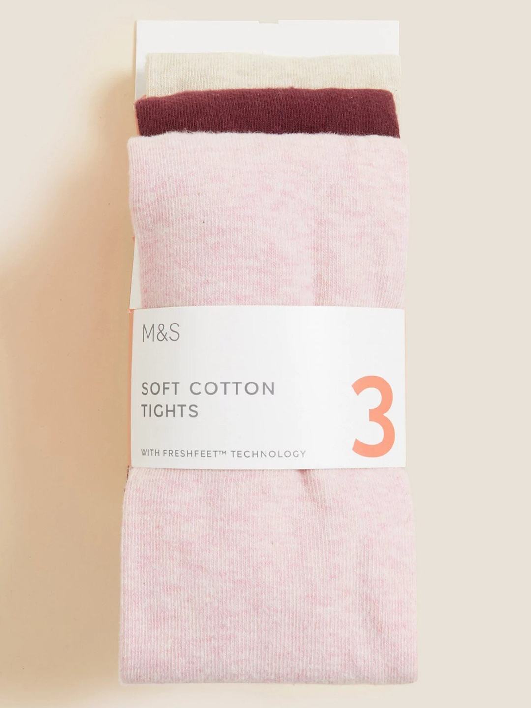 

Marks & Spencer Girls Pack Of 3 Solid Socks, White