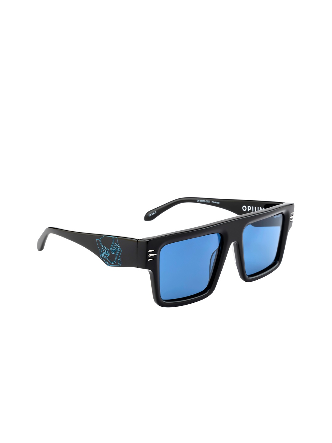 

OPIUM x MARVEL Black Panther Blue Theeth Beads Limited Edition Rectangle Sunglasses