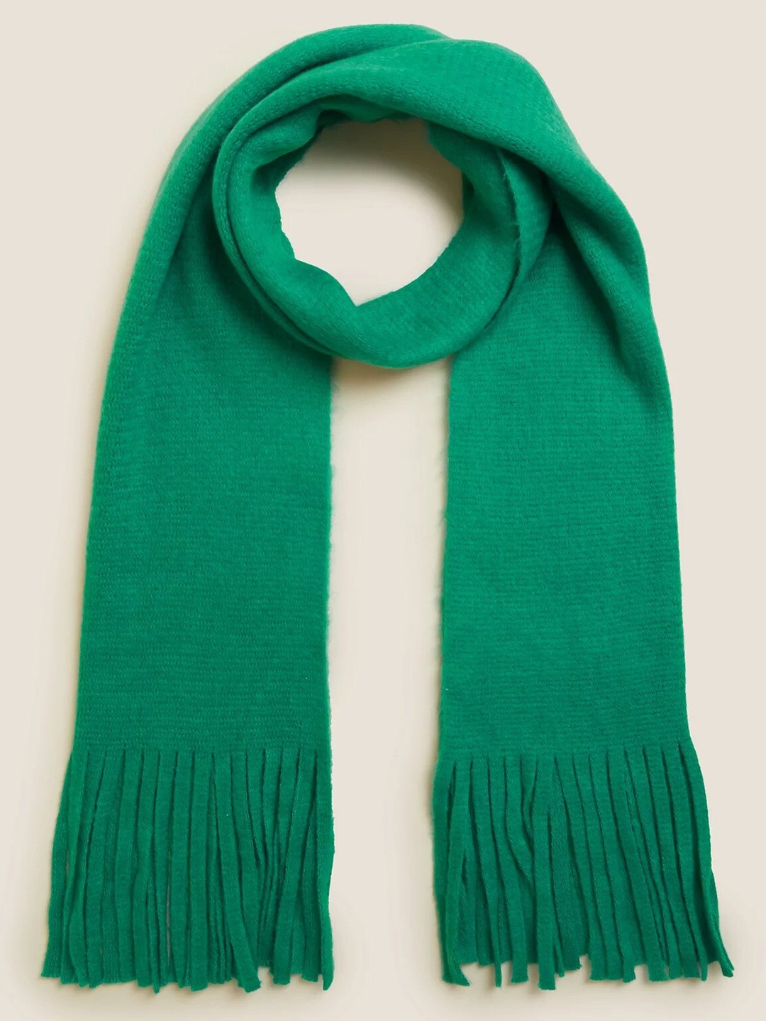 

Marks & Spencer Women Green Acrylic Scarf