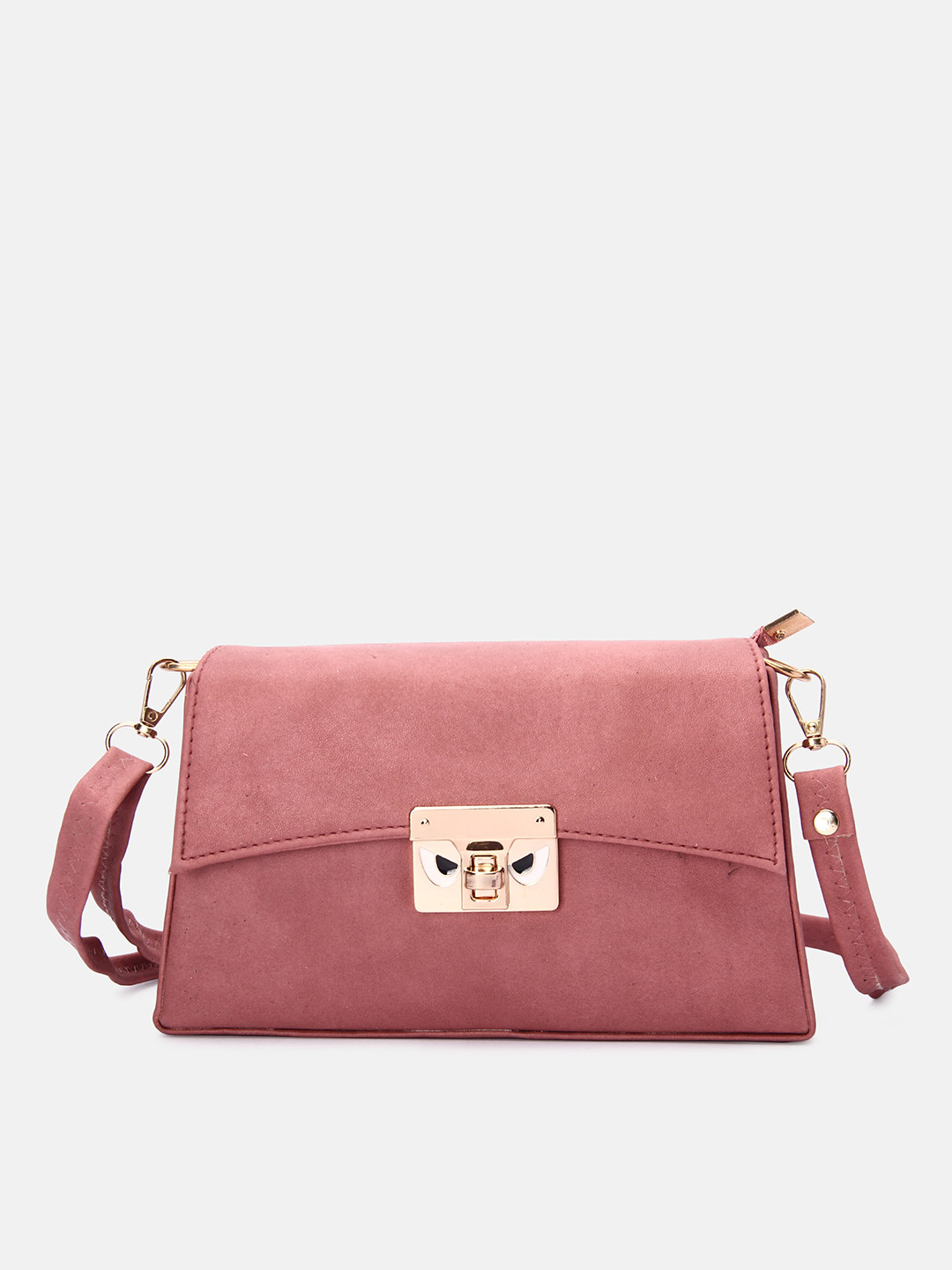 

DN Creation Pink Structured Sling Bag