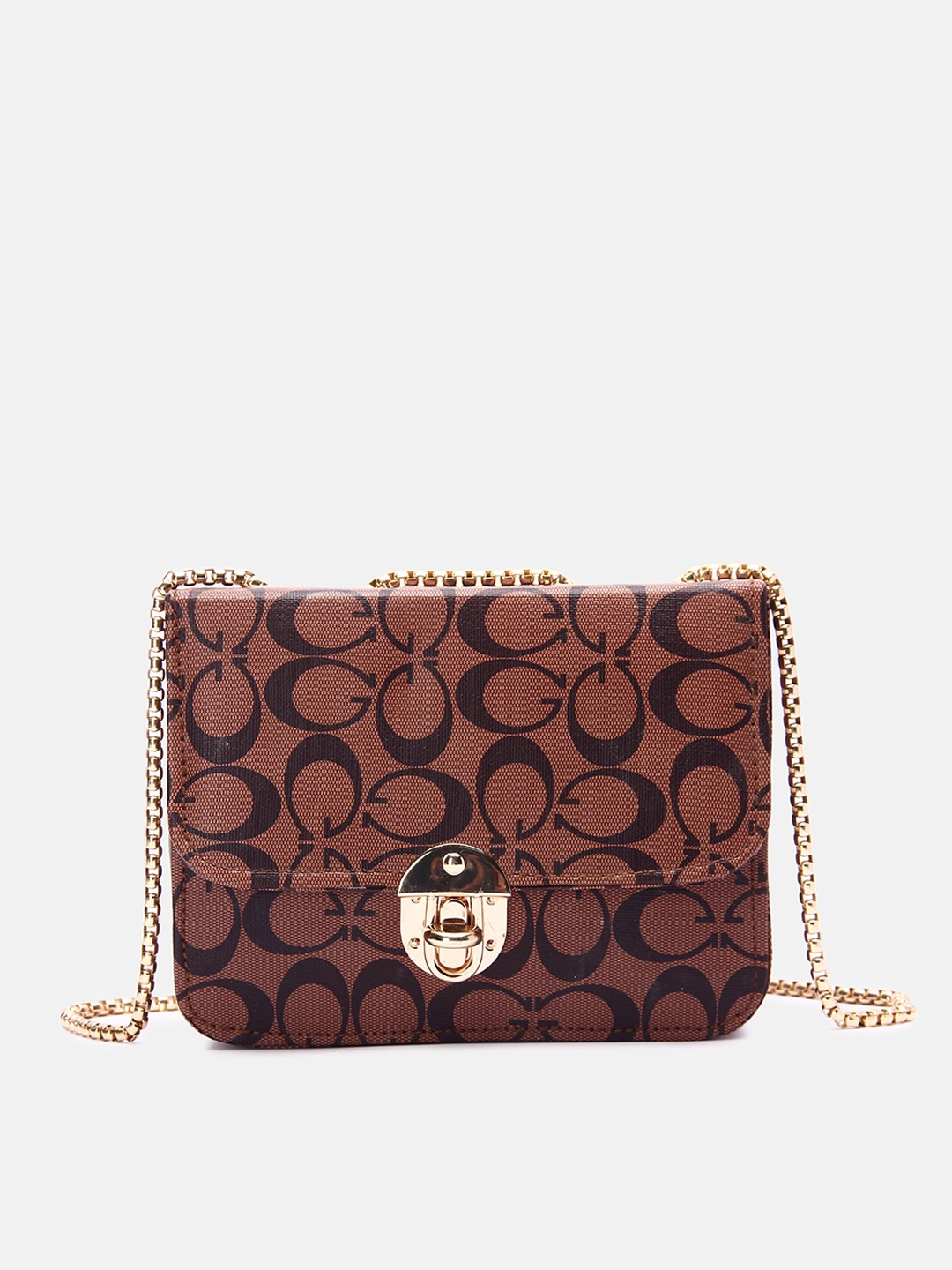 

DN Creation Women Red Floral Printed Structured Sling Bag