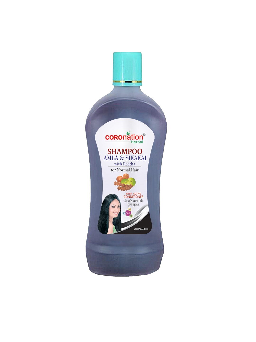 

COROnation Herbal Amla Sikakai Reetha Shampoo 500ml, Black